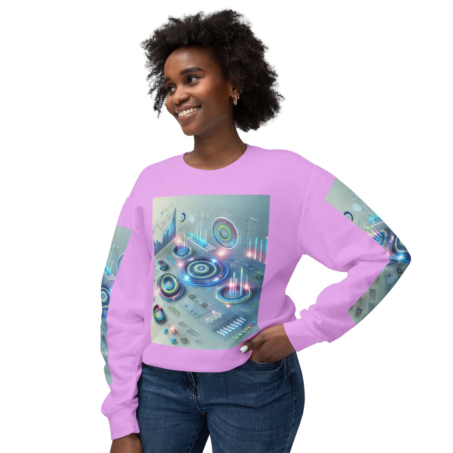 Unisex Lightweight Crewneck Sweatshirt