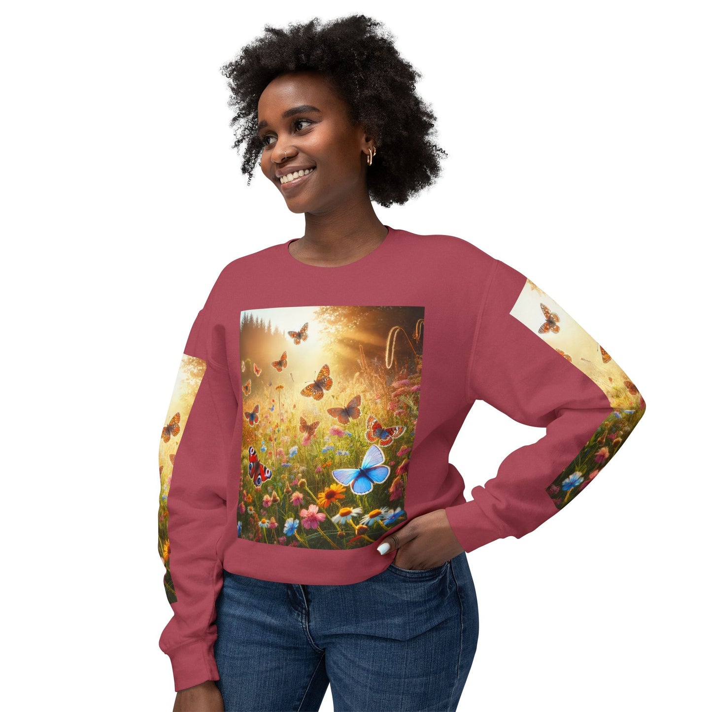 Unisex Lightweight Crewneck Sweatshirt