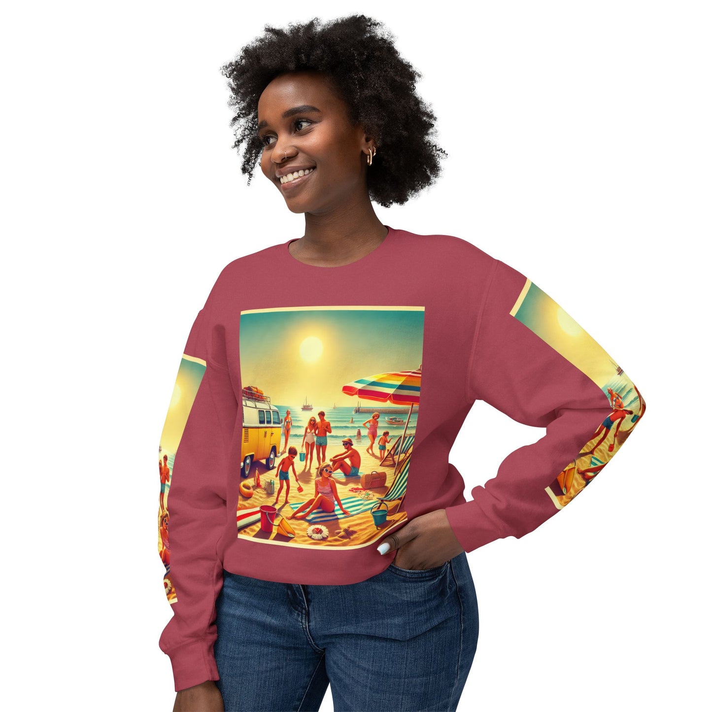 Unisex Lightweight Crewneck Sweatshirt