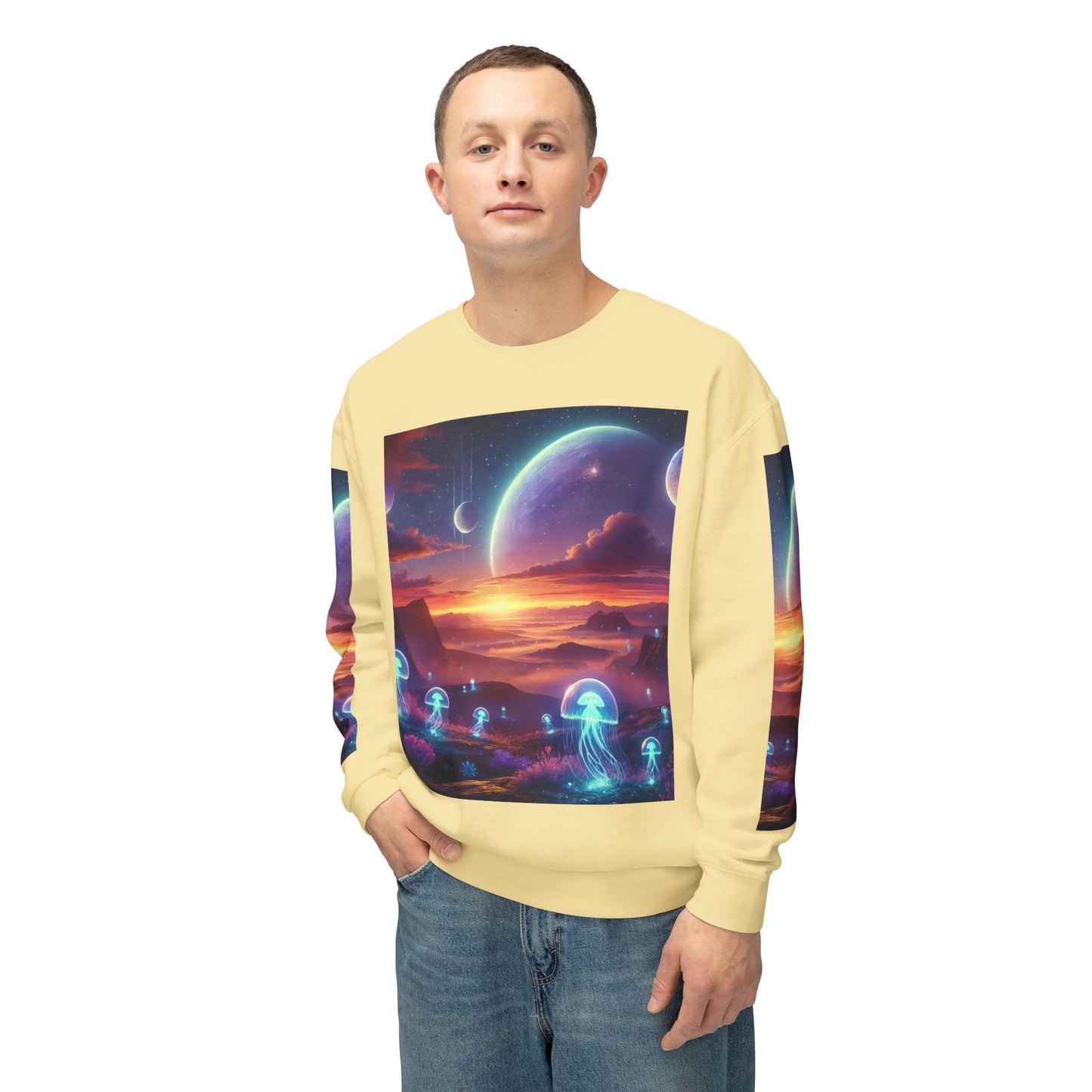 Unisex Lightweight Crewneck Sweatshirt