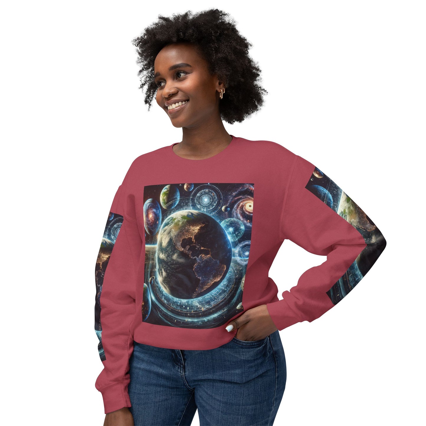 Unisex Lightweight Crewneck Sweatshirt