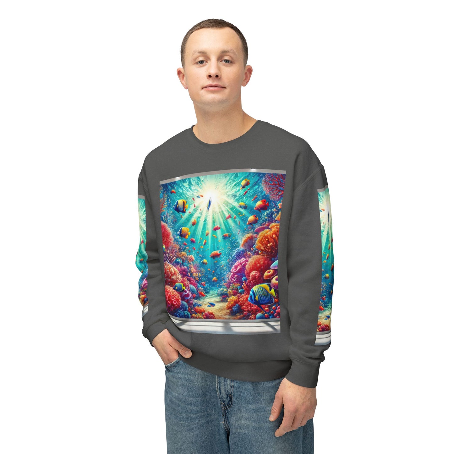 Unisex Lightweight Crewneck Sweatshirt