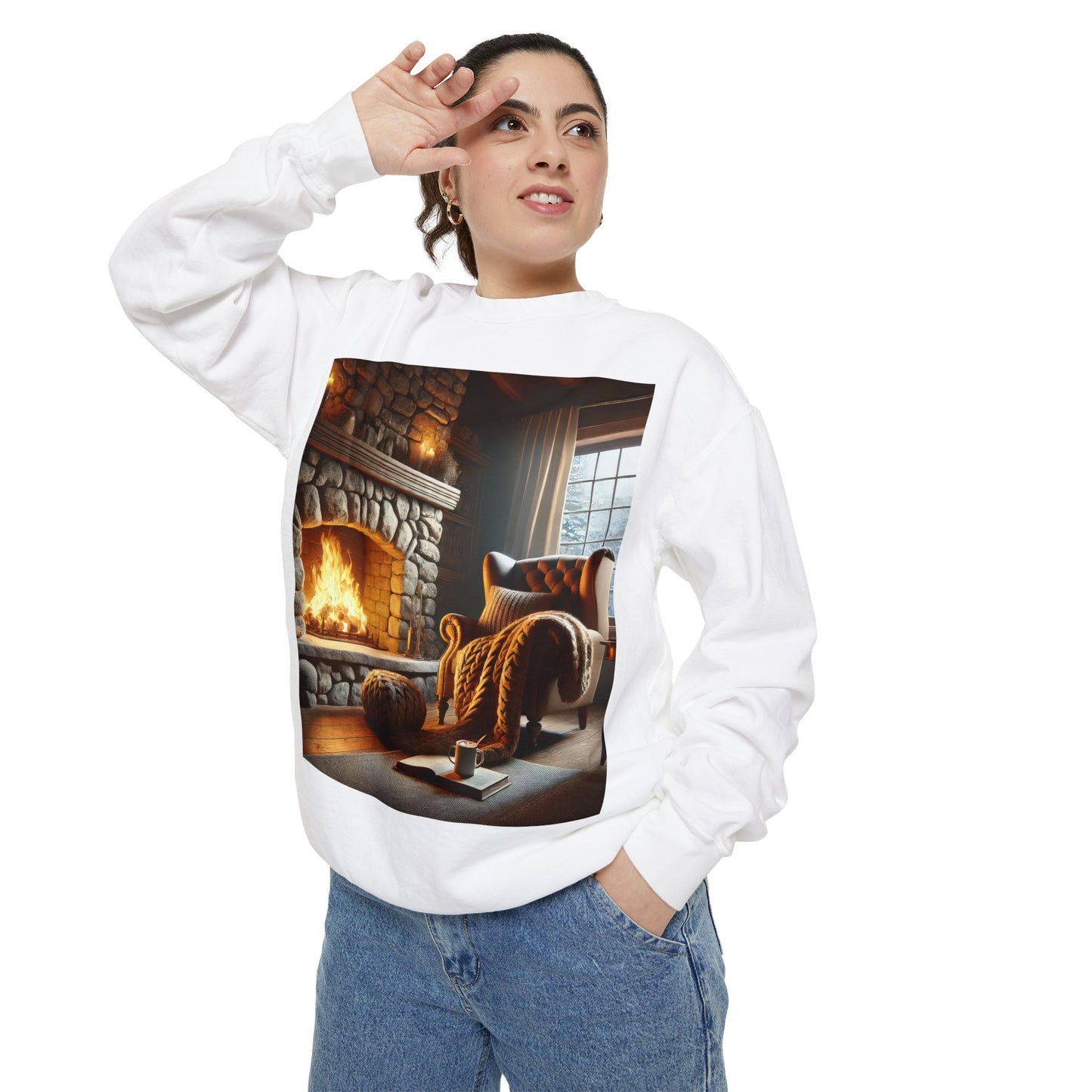 Unisex Garment-Dyed Sweatshirt