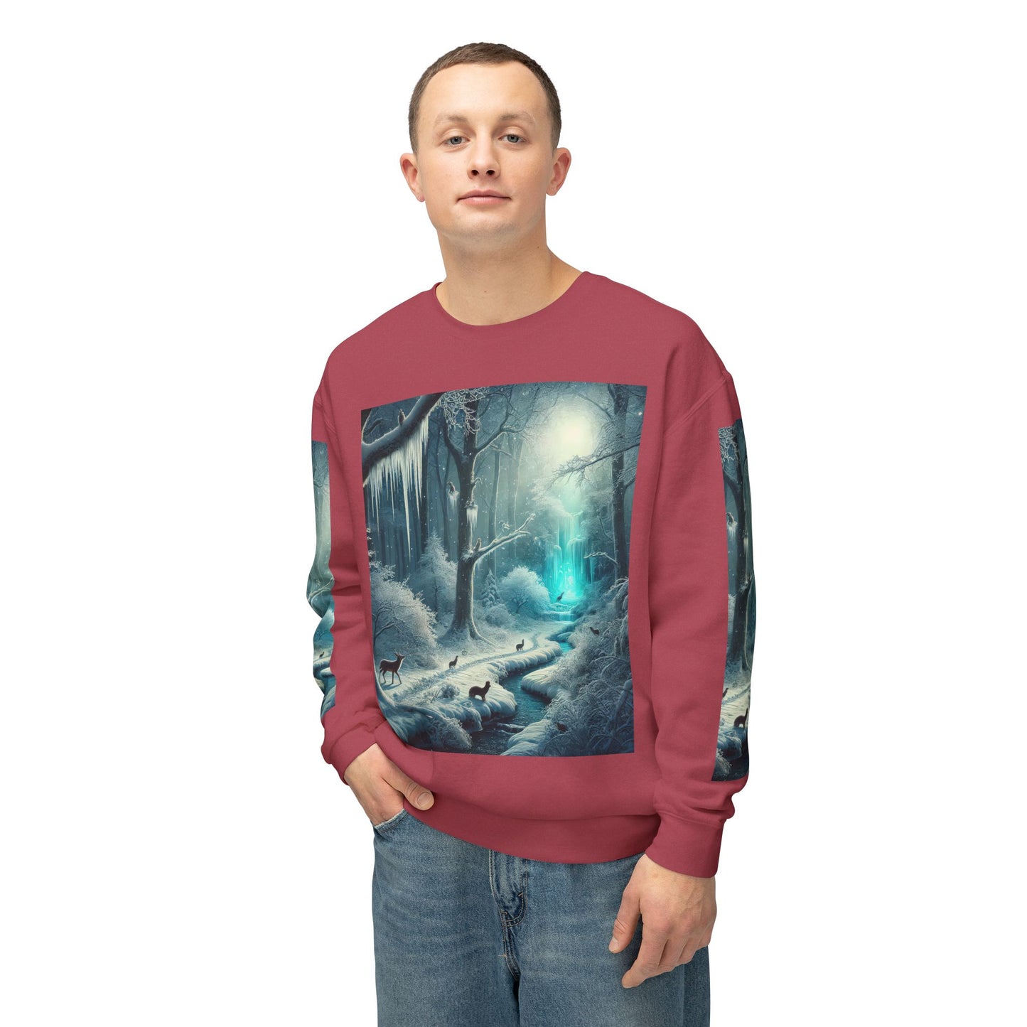 Unisex Lightweight Crewneck Sweatshirt