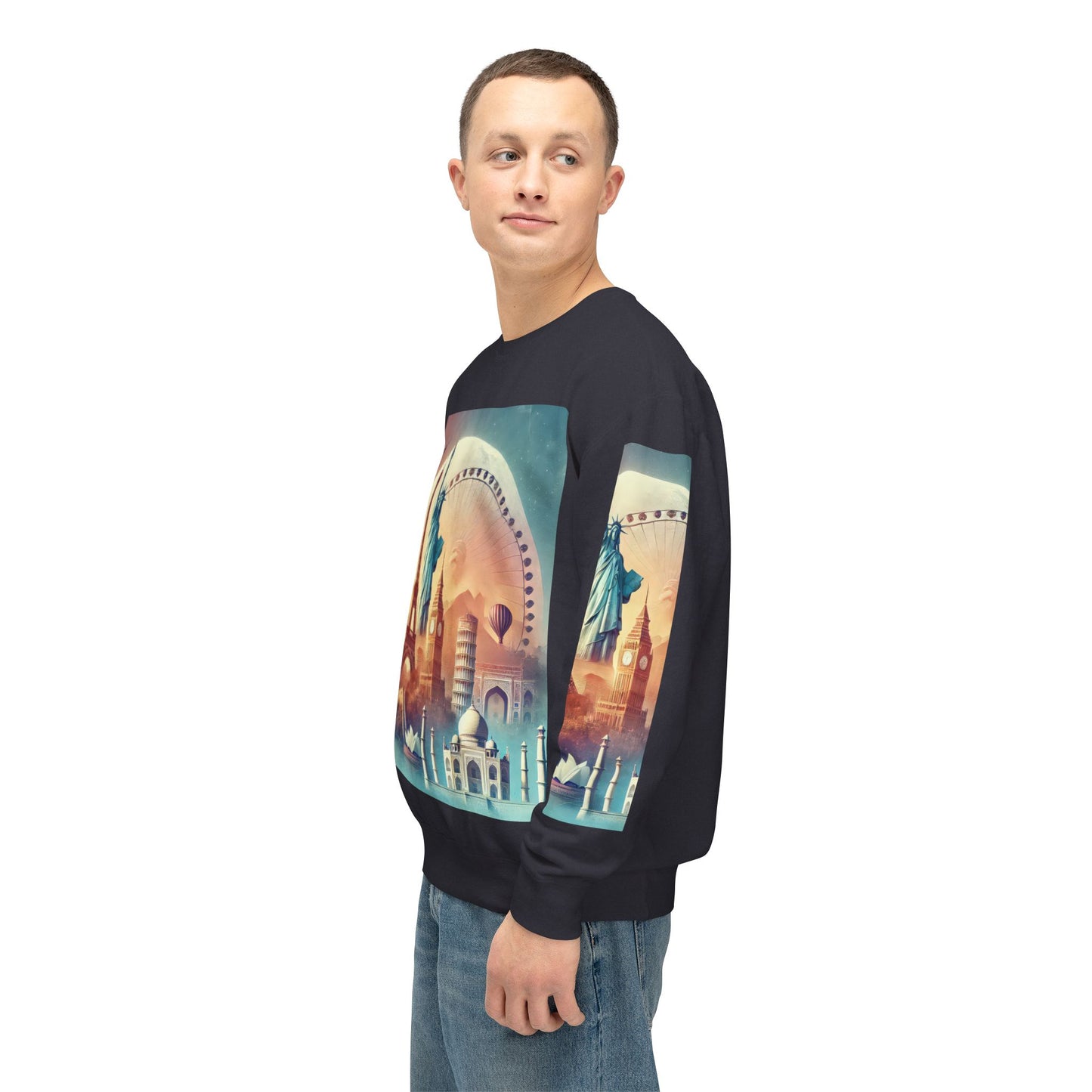 Unisex Lightweight Crewneck Sweatshirt