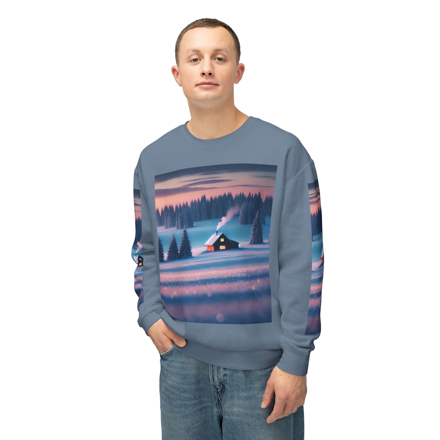 Unisex Lightweight Crewneck Sweatshirt