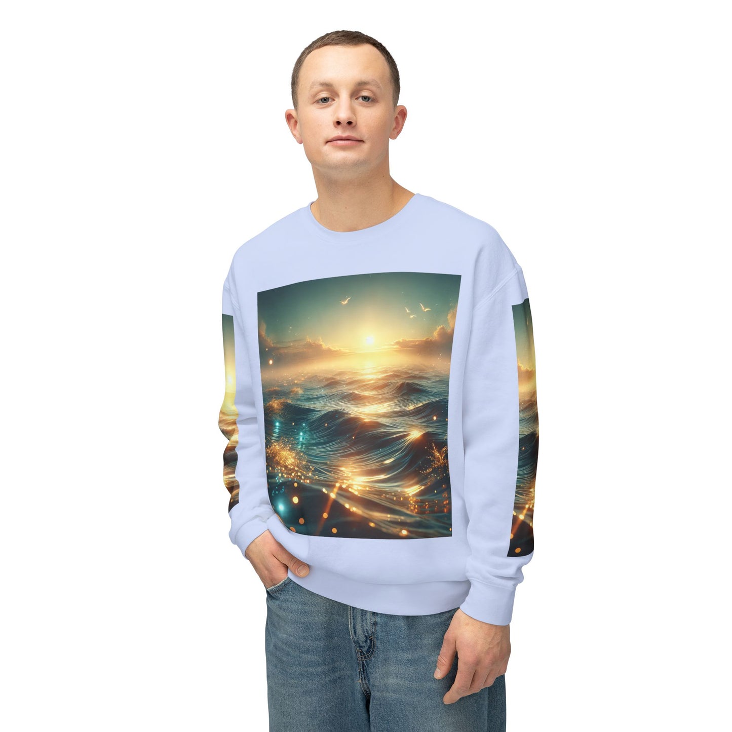 Unisex Lightweight Crewneck Sweatshirt