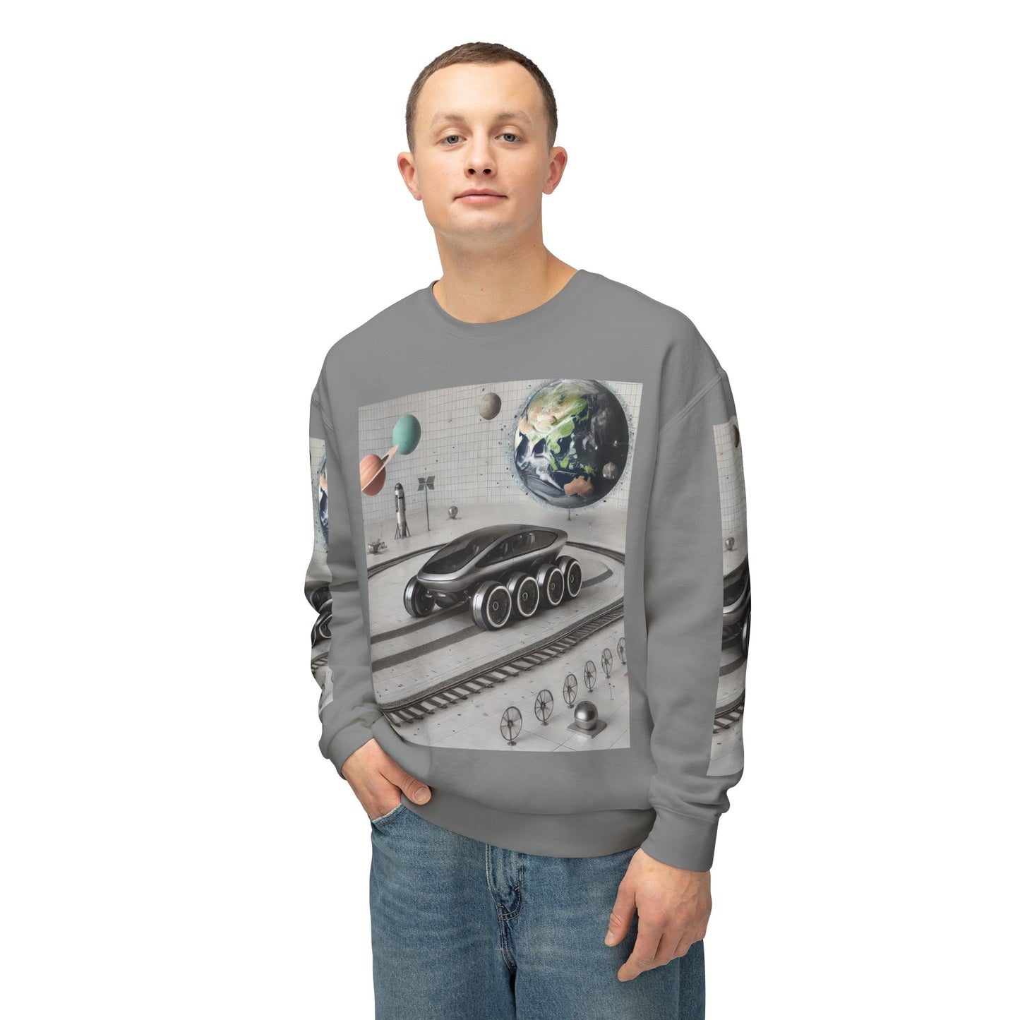 Unisex Lightweight Crewneck Sweatshirt