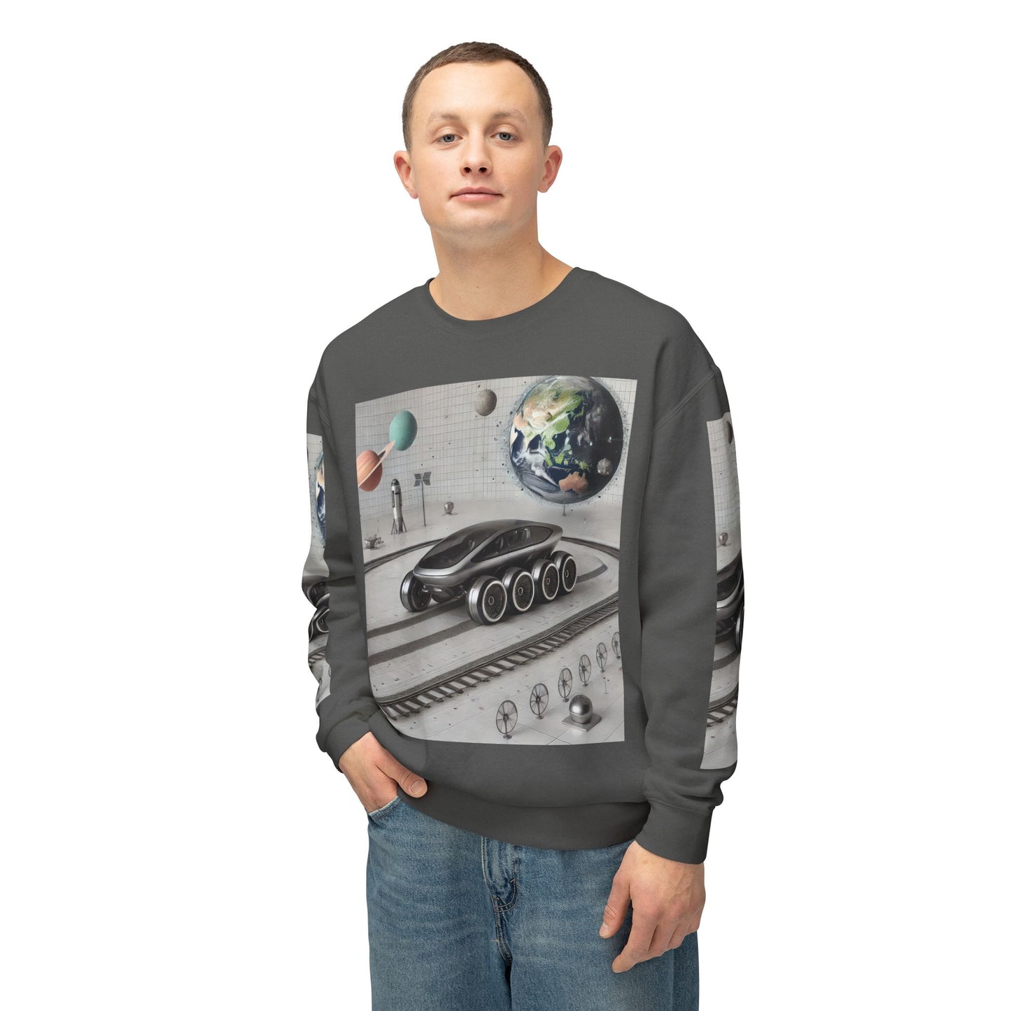 Unisex Lightweight Crewneck Sweatshirt