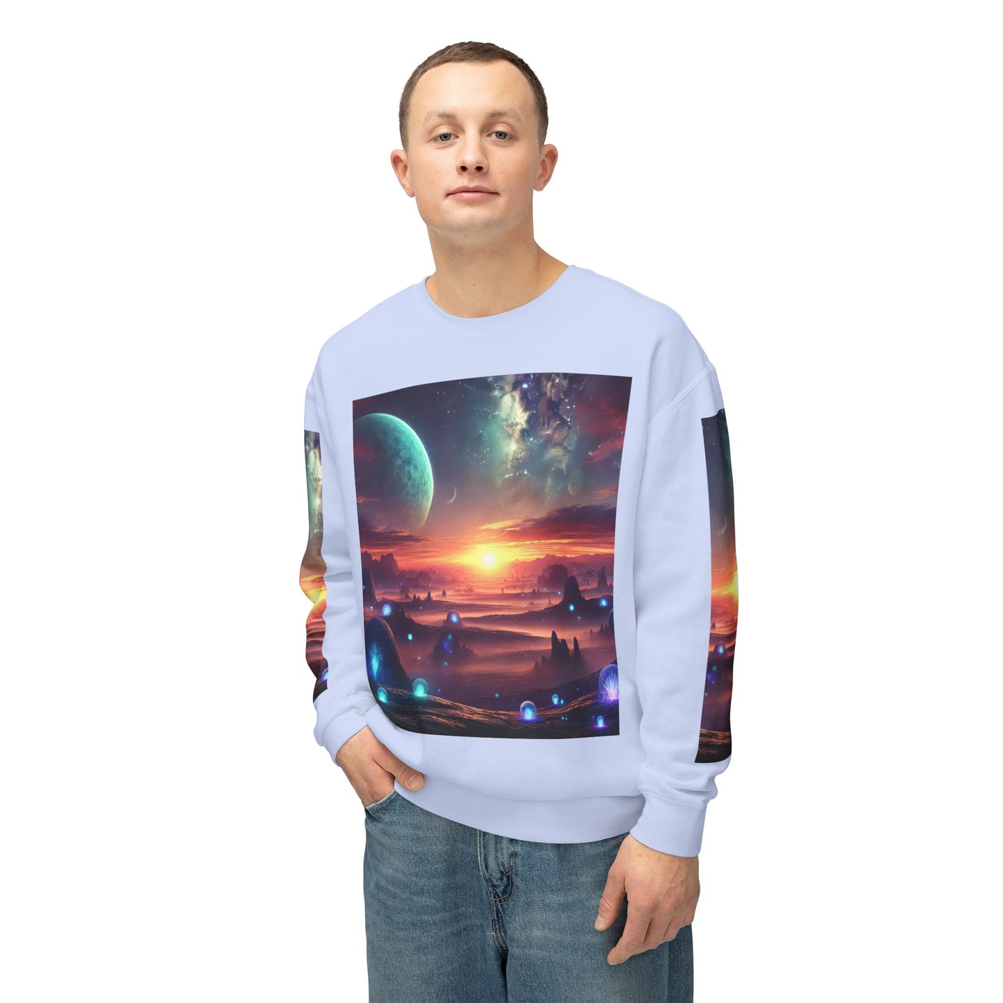 Unisex Lightweight Crewneck Sweatshirt