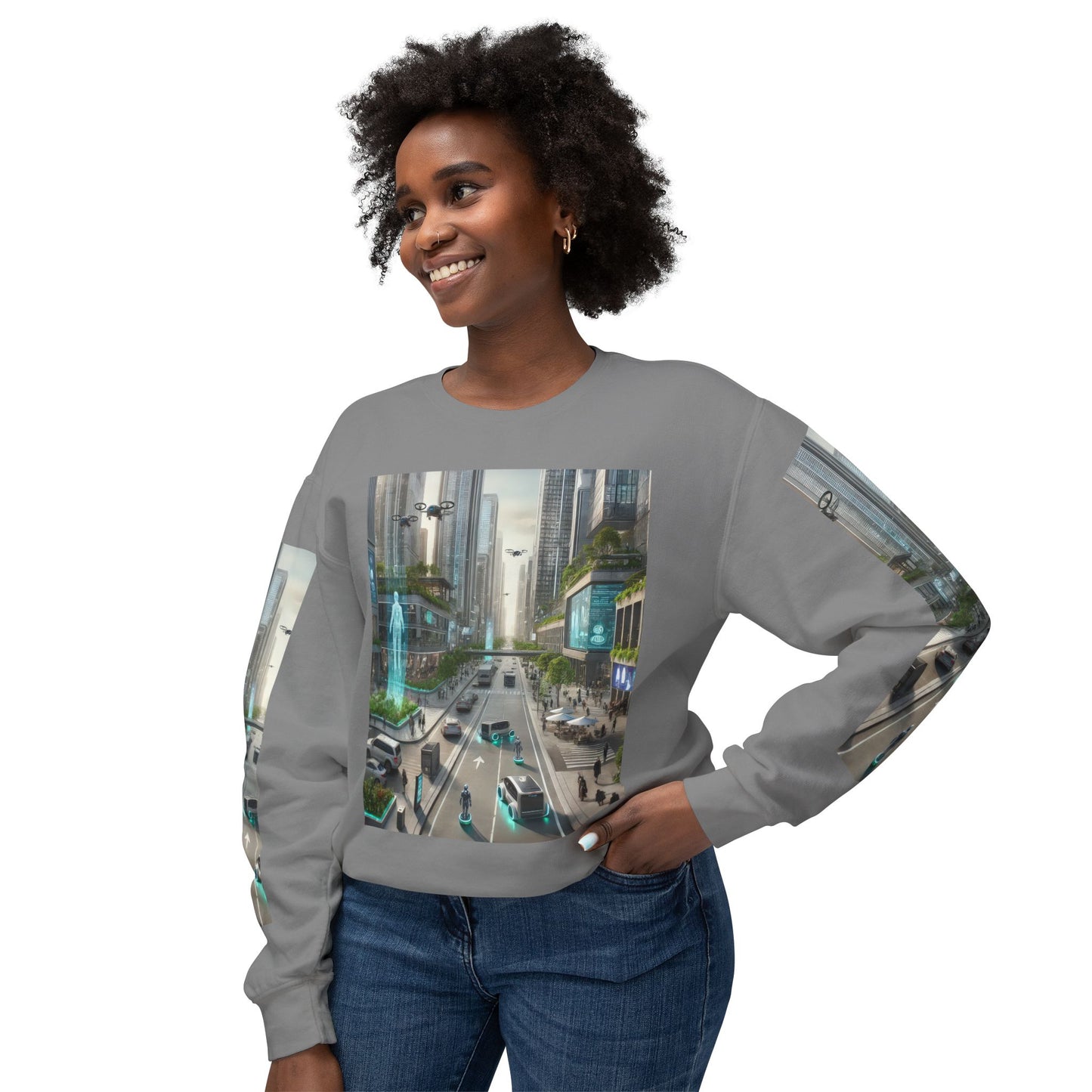 Unisex Lightweight Crewneck Sweatshirt