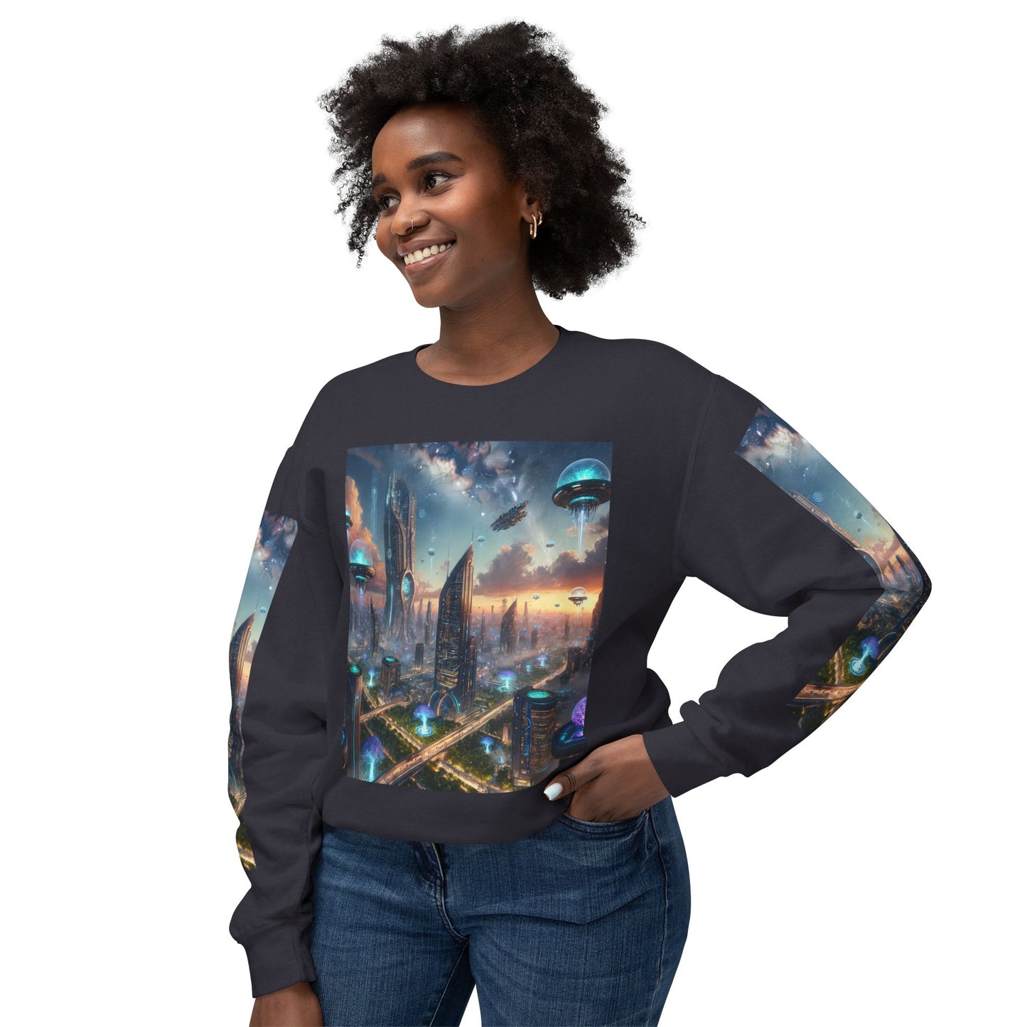 Unisex Lightweight Crewneck Sweatshirt