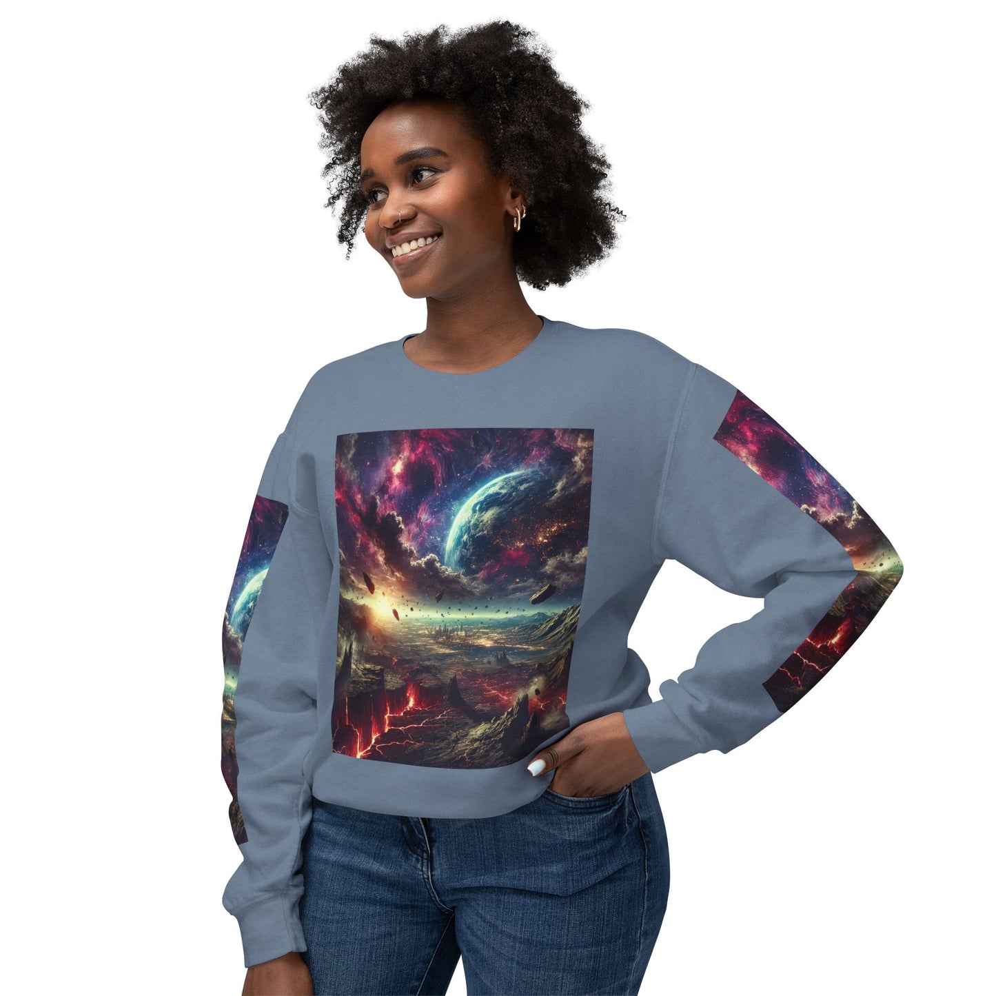 Unisex Lightweight Crewneck Sweatshirt