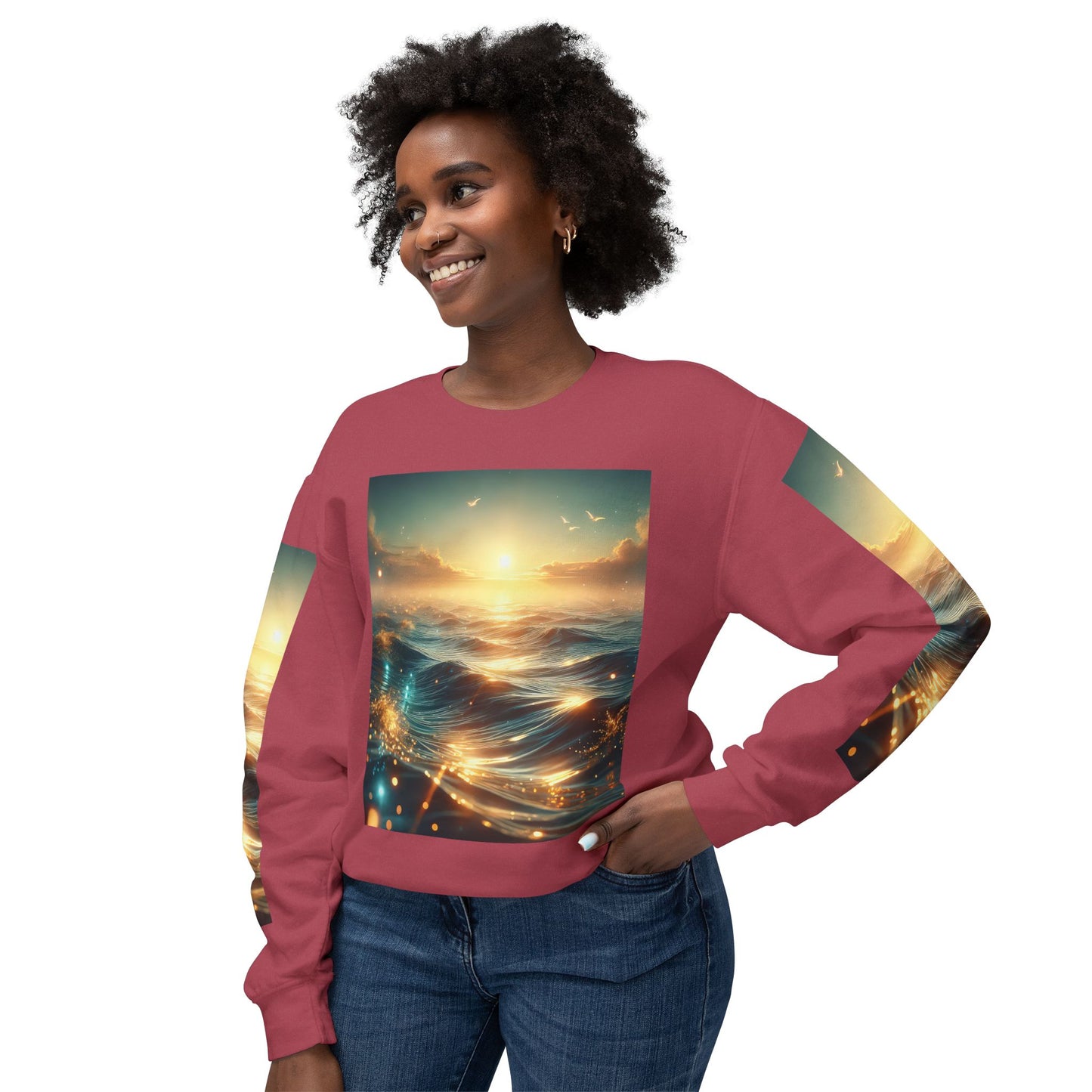 Unisex Lightweight Crewneck Sweatshirt