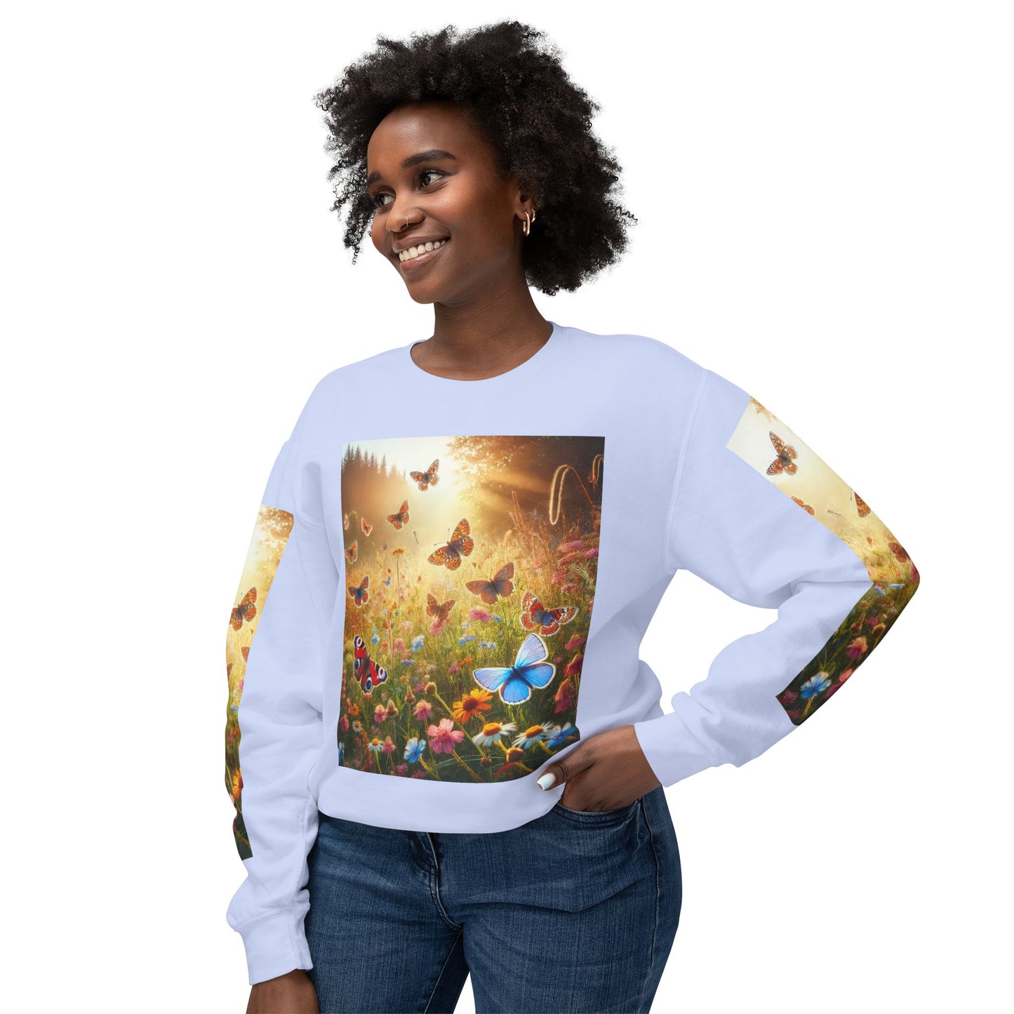 Unisex Lightweight Crewneck Sweatshirt