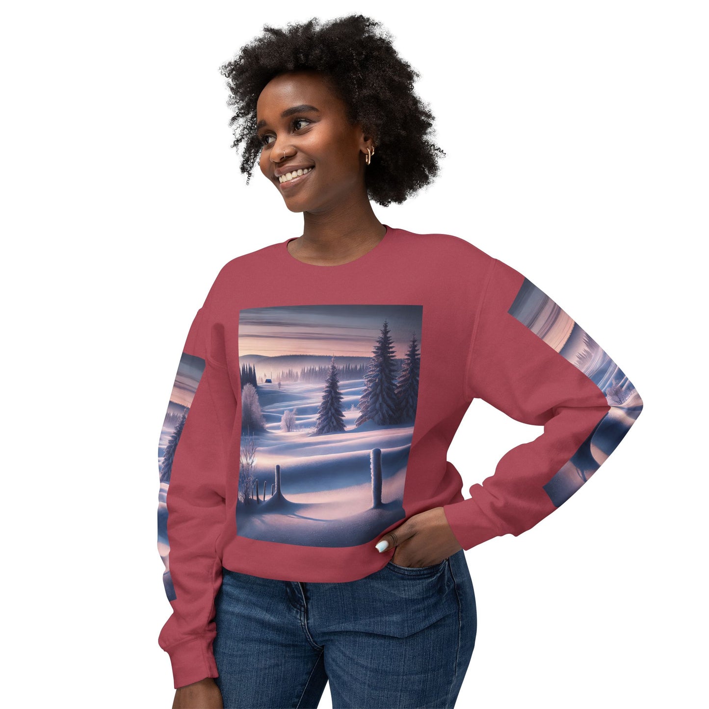 Unisex Lightweight Crewneck Sweatshirt