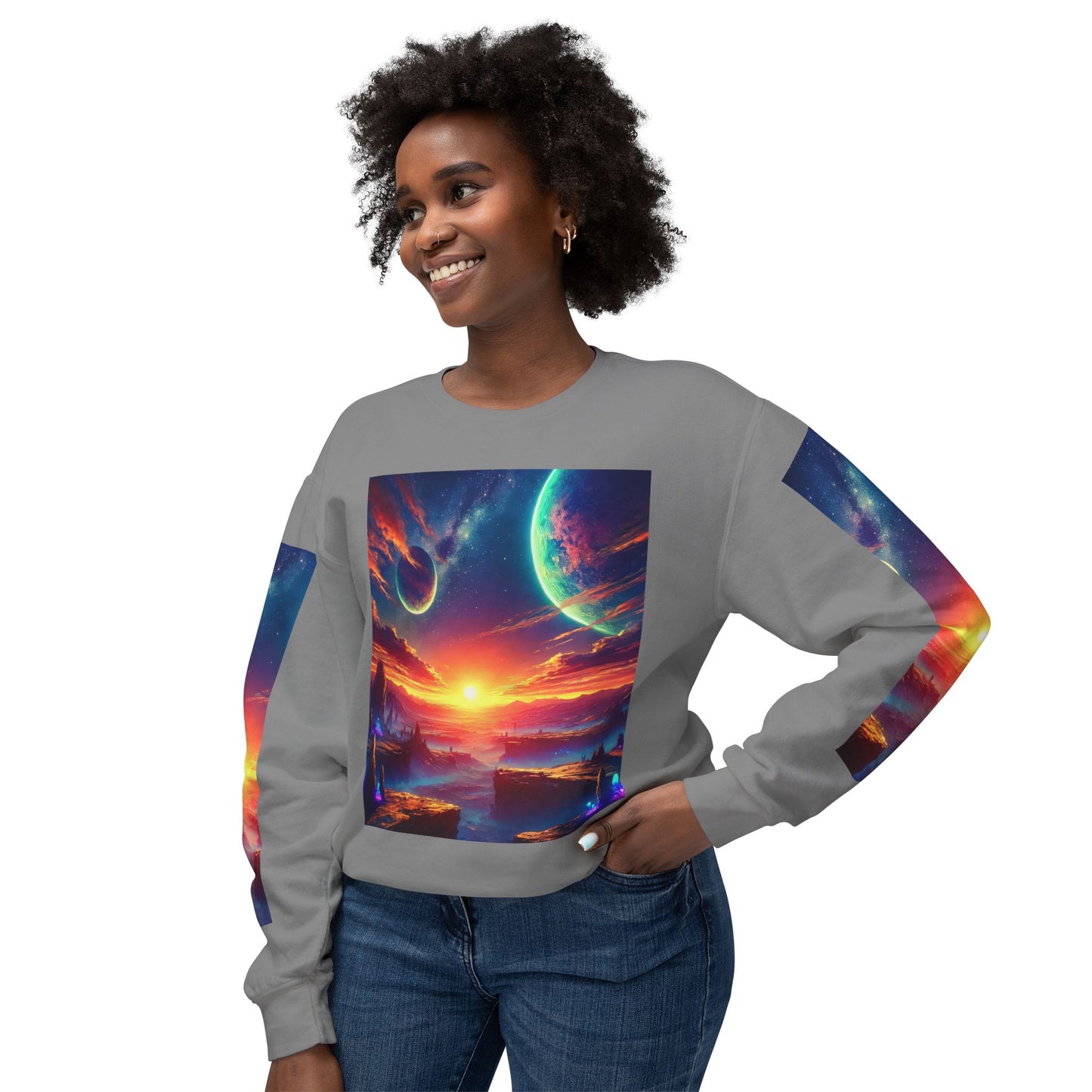 Unisex Lightweight Crewneck Sweatshirt