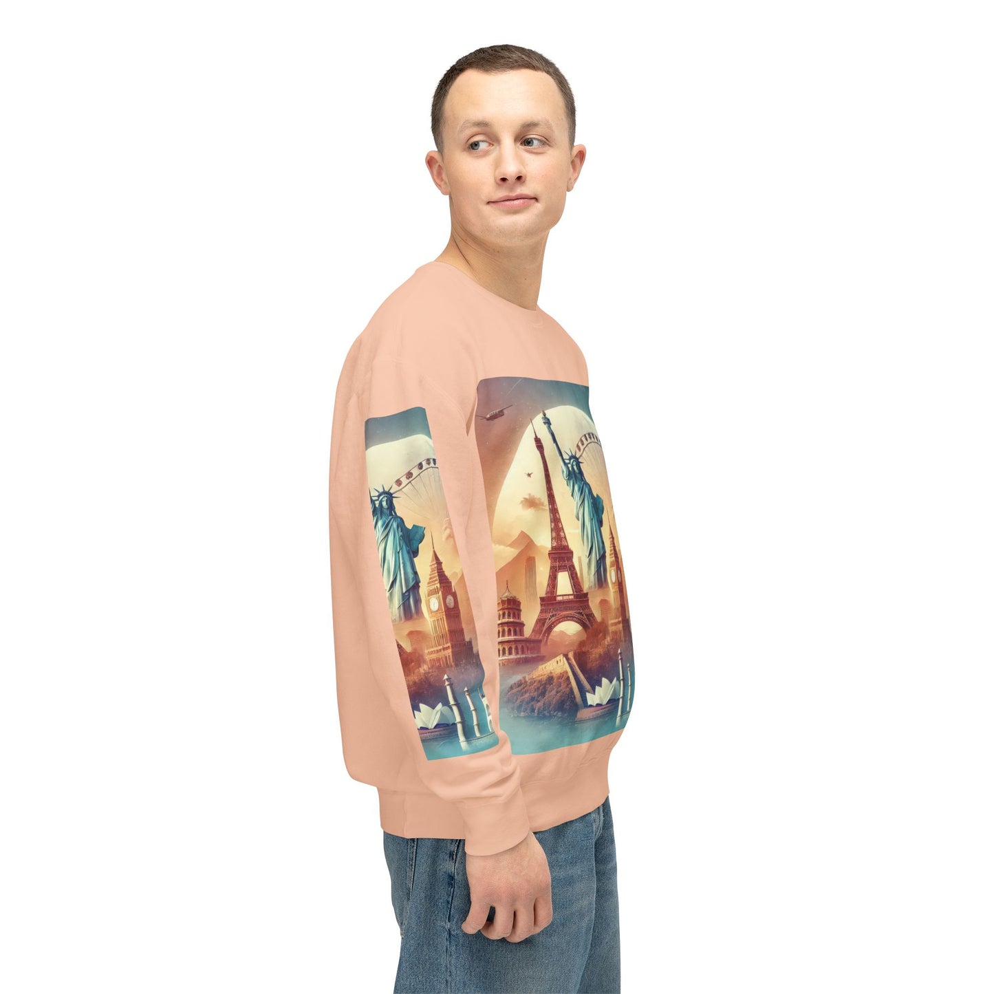 Unisex Lightweight Crewneck Sweatshirt