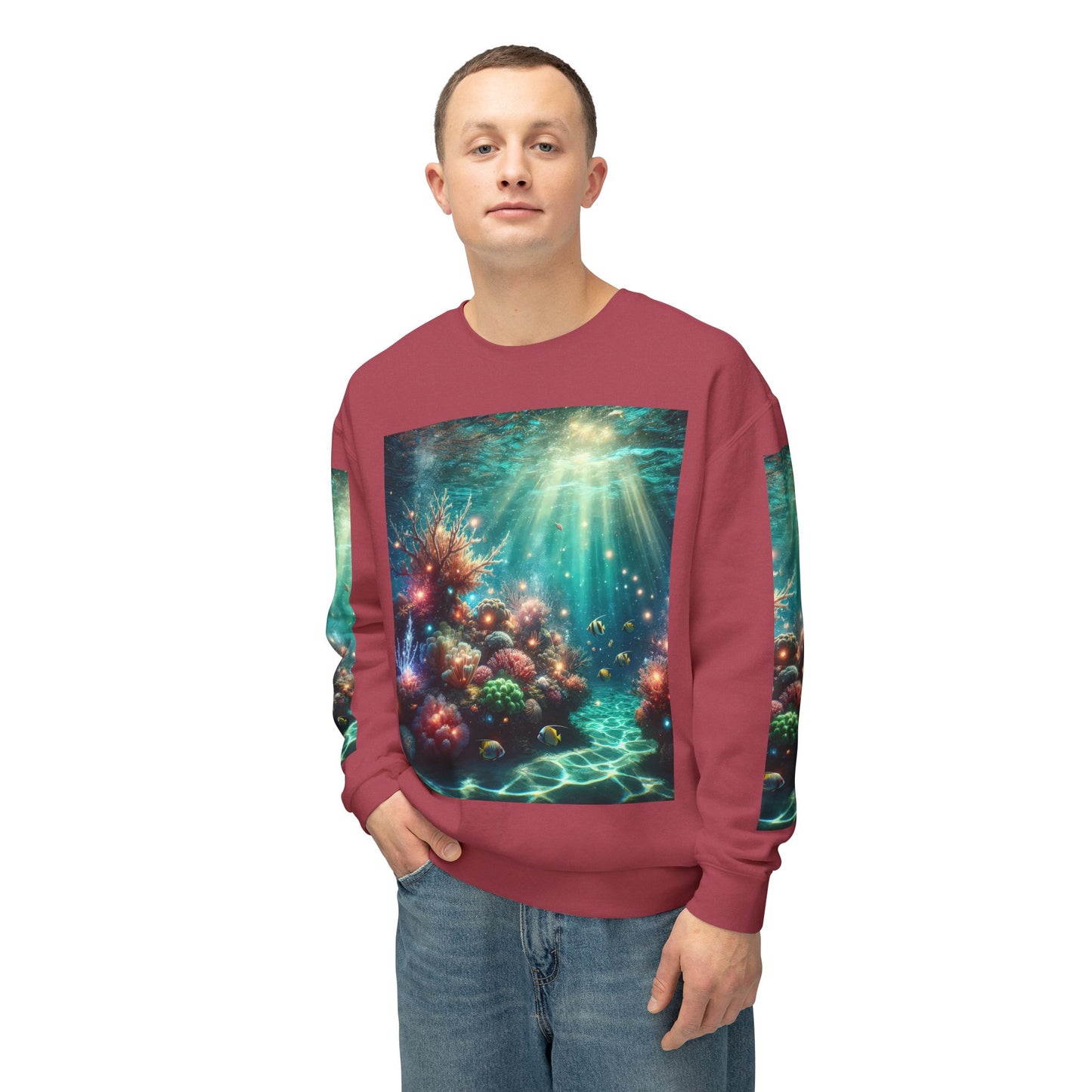 Unisex Lightweight Crewneck Sweatshirt