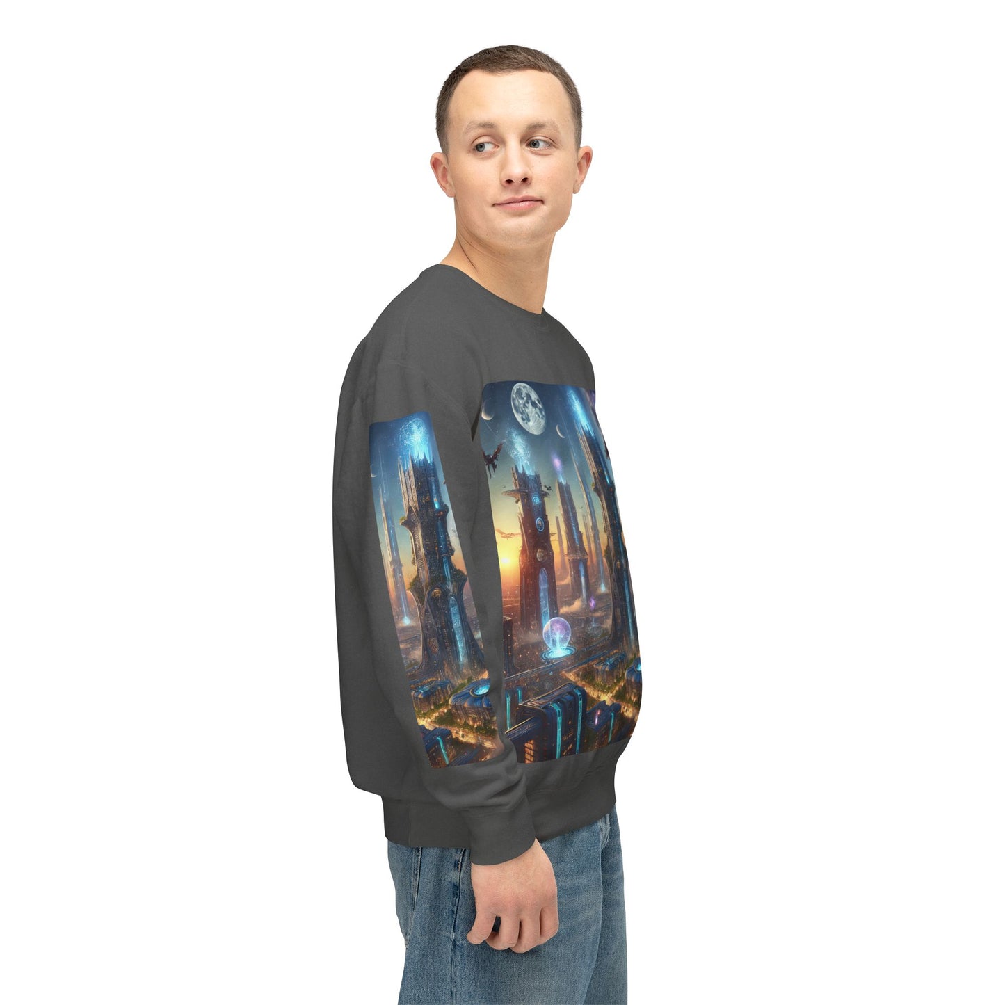 Unisex Lightweight Crewneck Sweatshirt