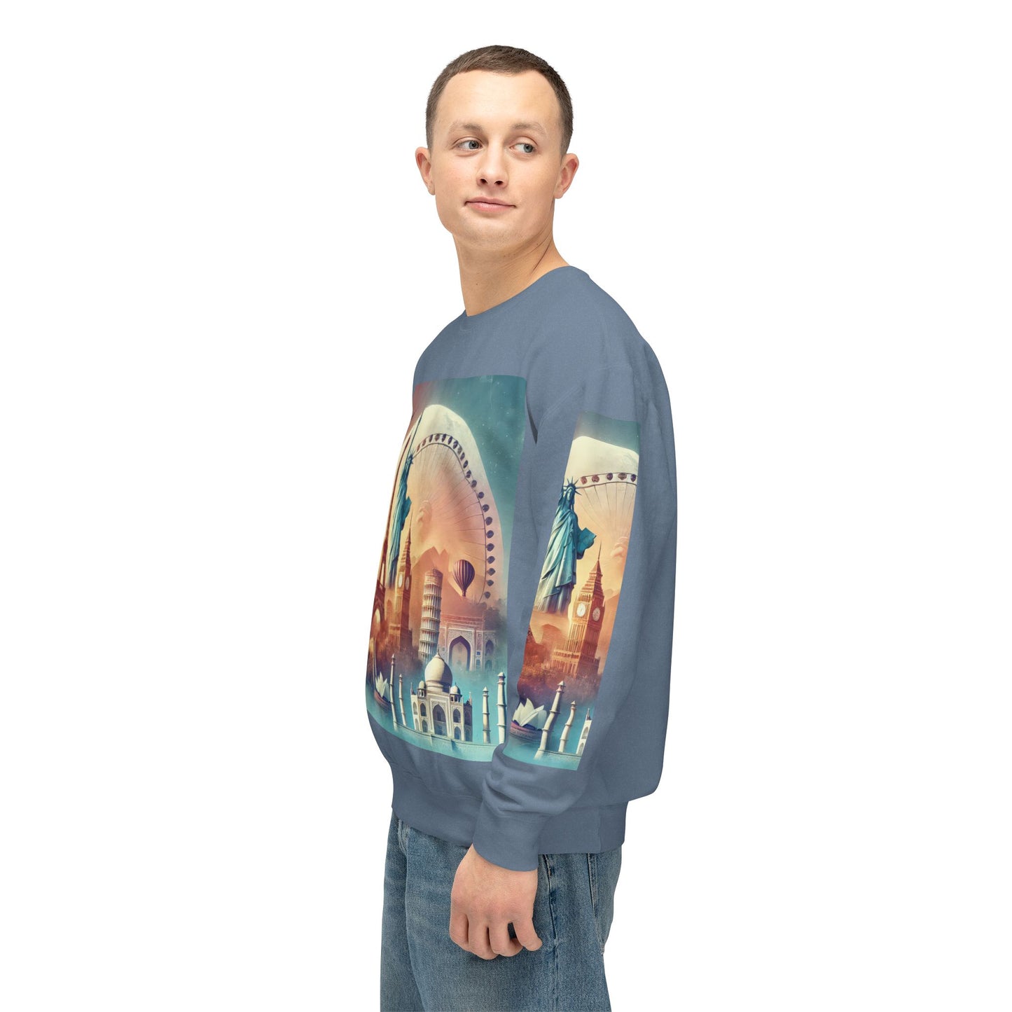 Unisex Lightweight Crewneck Sweatshirt