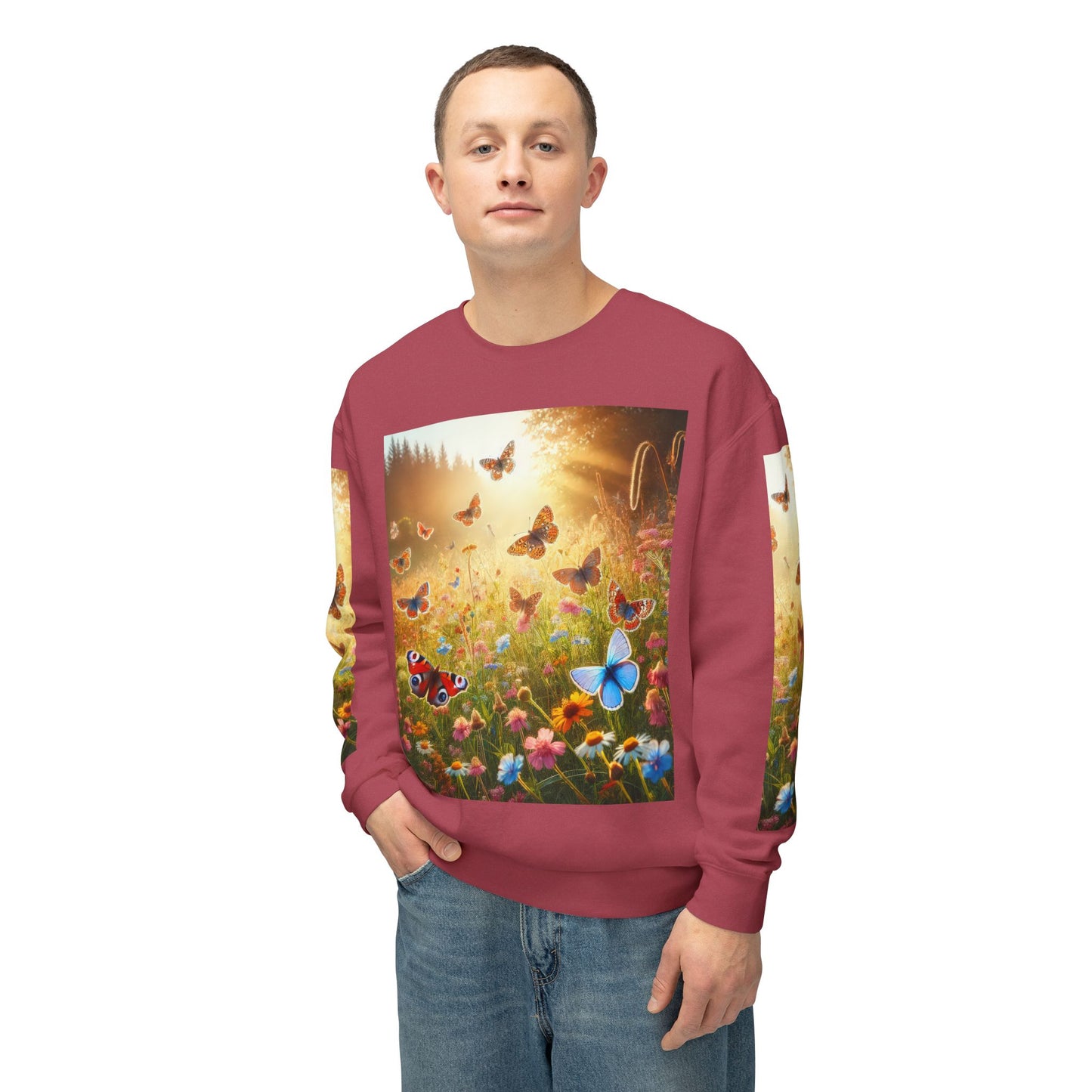 Unisex Lightweight Crewneck Sweatshirt