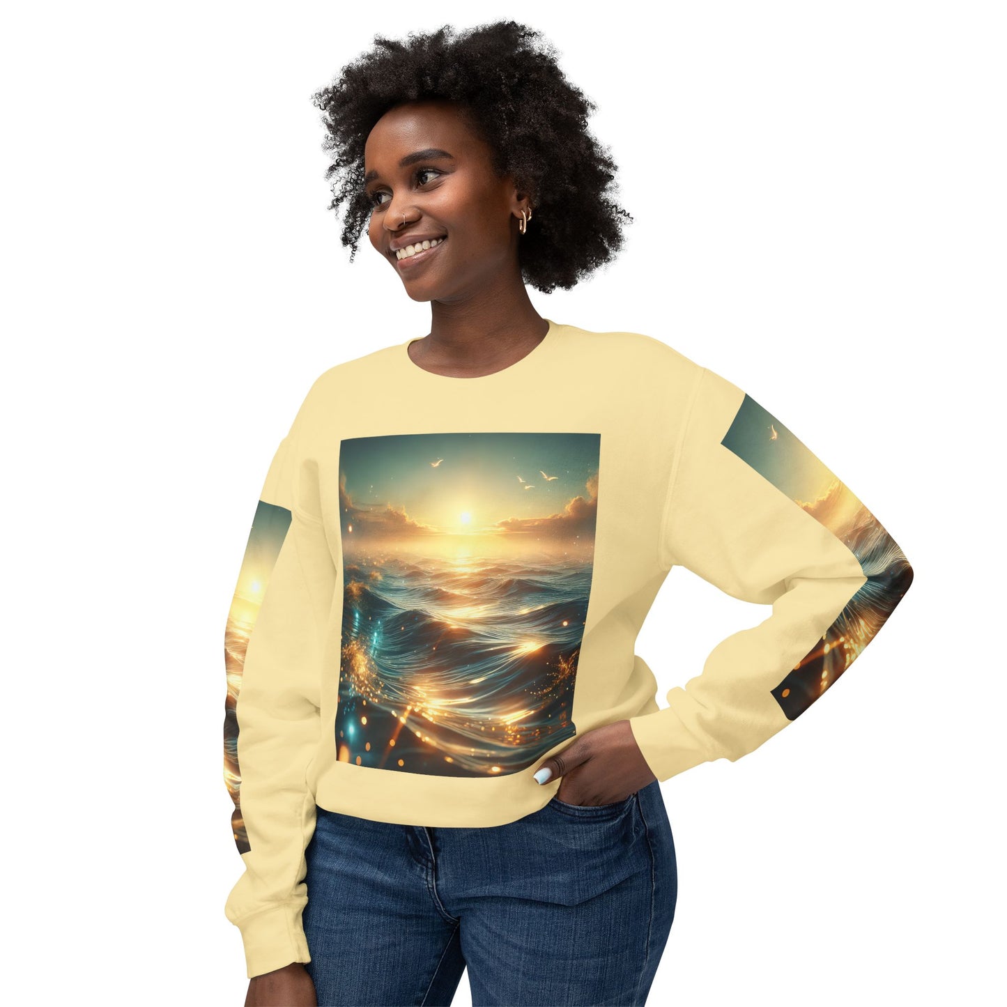 Unisex Lightweight Crewneck Sweatshirt