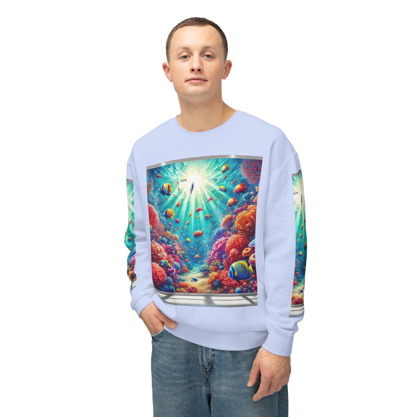 Unisex Lightweight Crewneck Sweatshirt