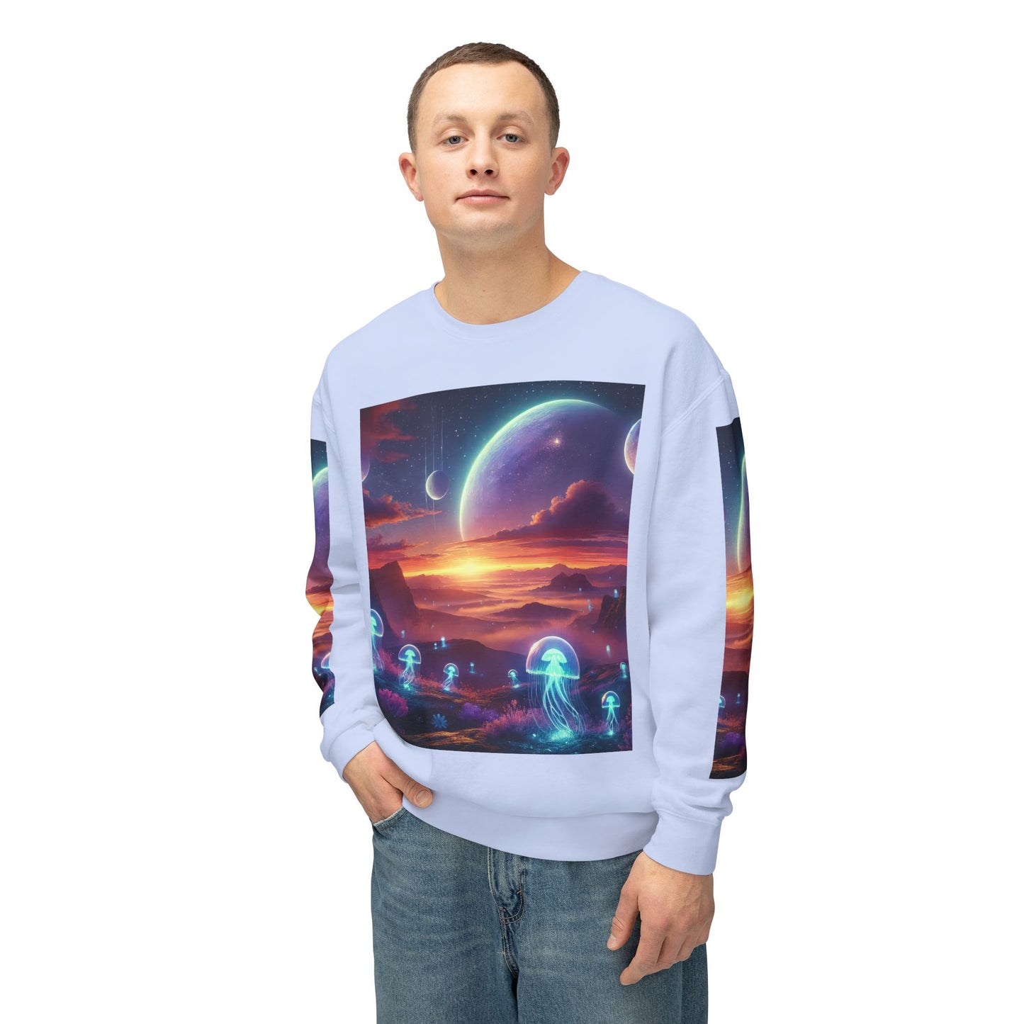 Unisex Lightweight Crewneck Sweatshirt