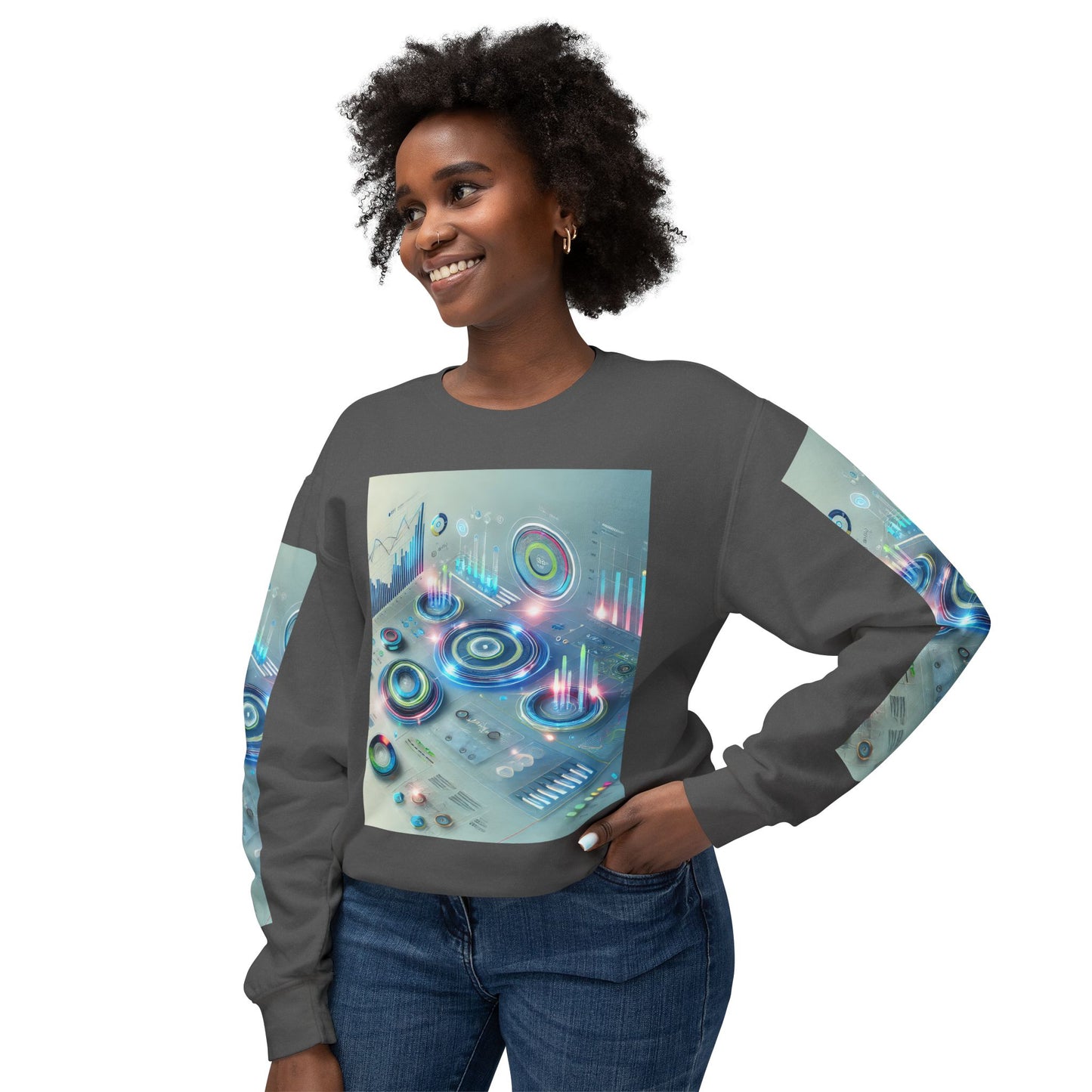 Unisex Lightweight Crewneck Sweatshirt