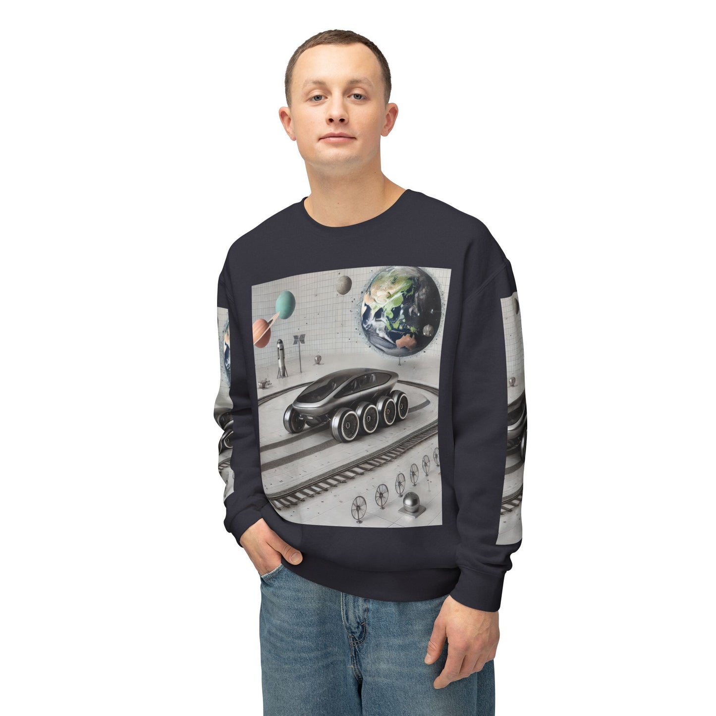 Unisex Lightweight Crewneck Sweatshirt