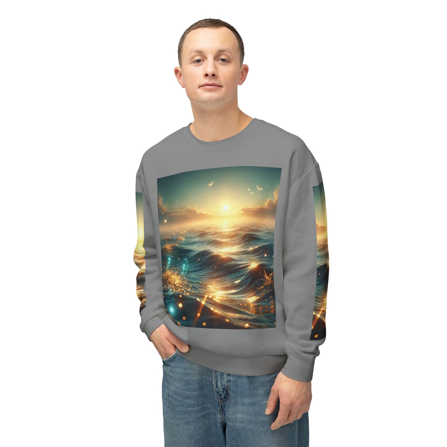 Unisex Lightweight Crewneck Sweatshirt