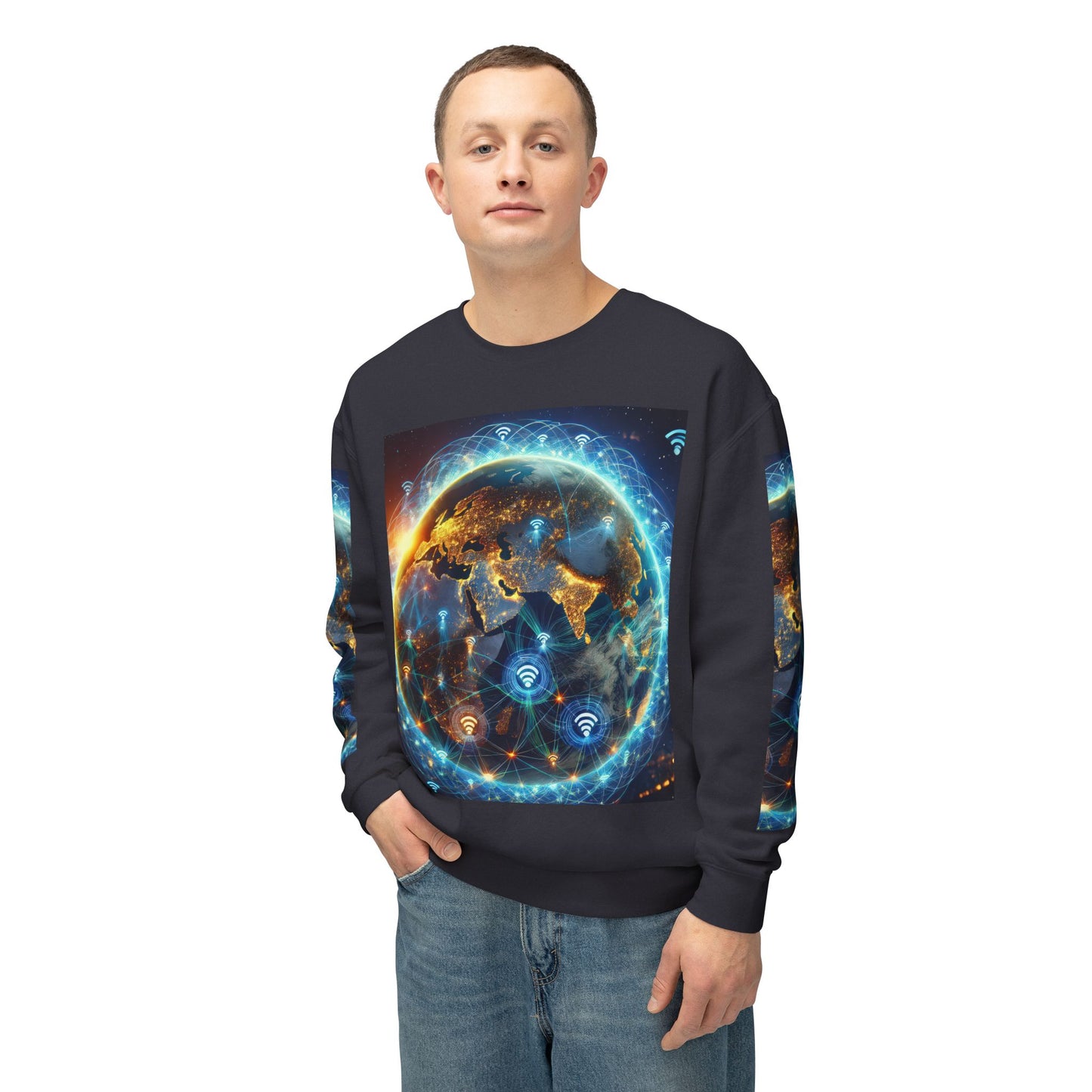 Unisex Lightweight Crewneck Sweatshirt