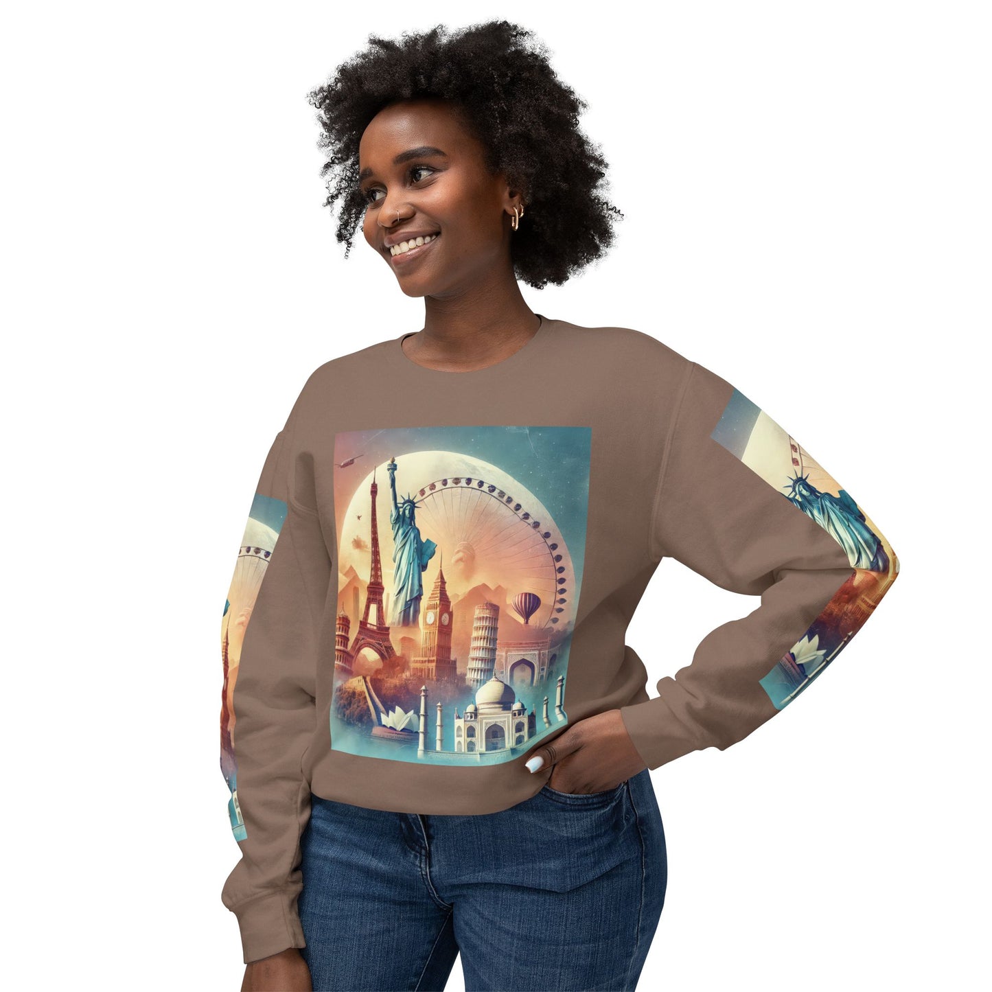 Unisex Lightweight Crewneck Sweatshirt