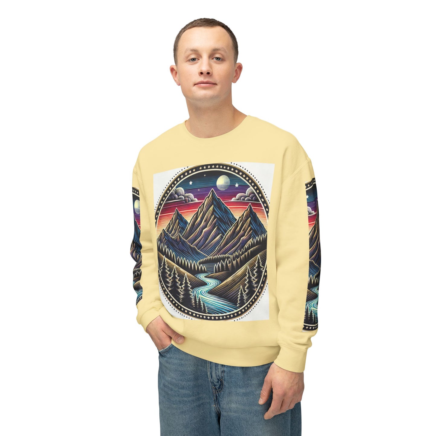 Unisex Lightweight Crewneck Sweatshirt