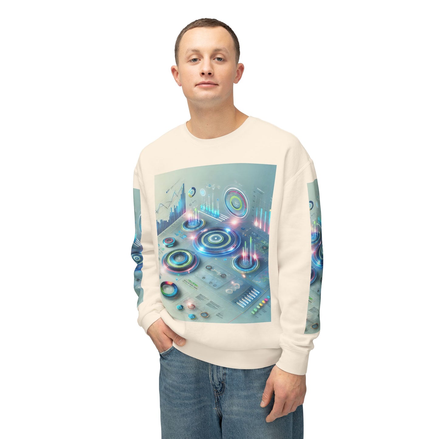 Unisex Lightweight Crewneck Sweatshirt