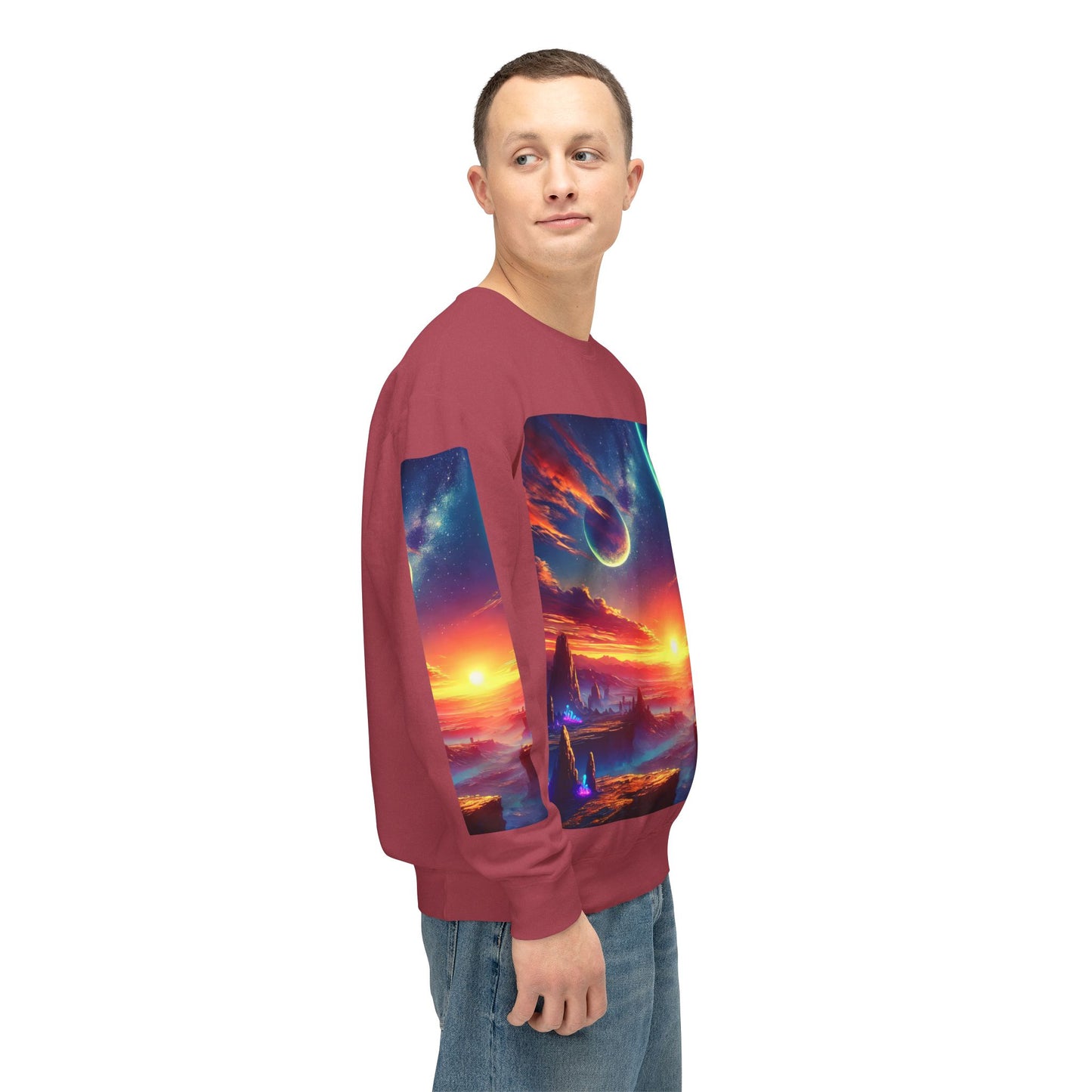 Unisex Lightweight Crewneck Sweatshirt