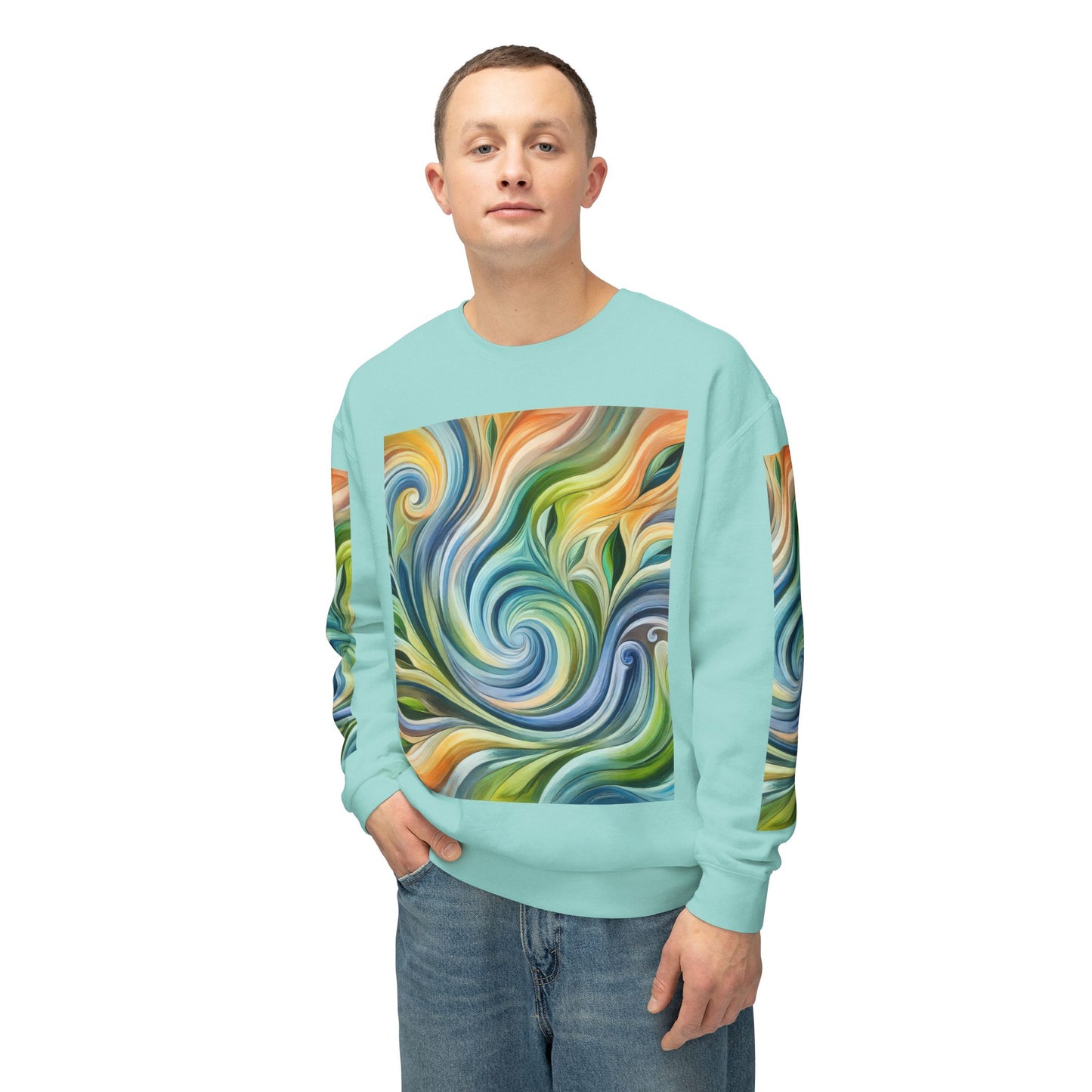 Unisex Lightweight Crewneck Sweatshirt