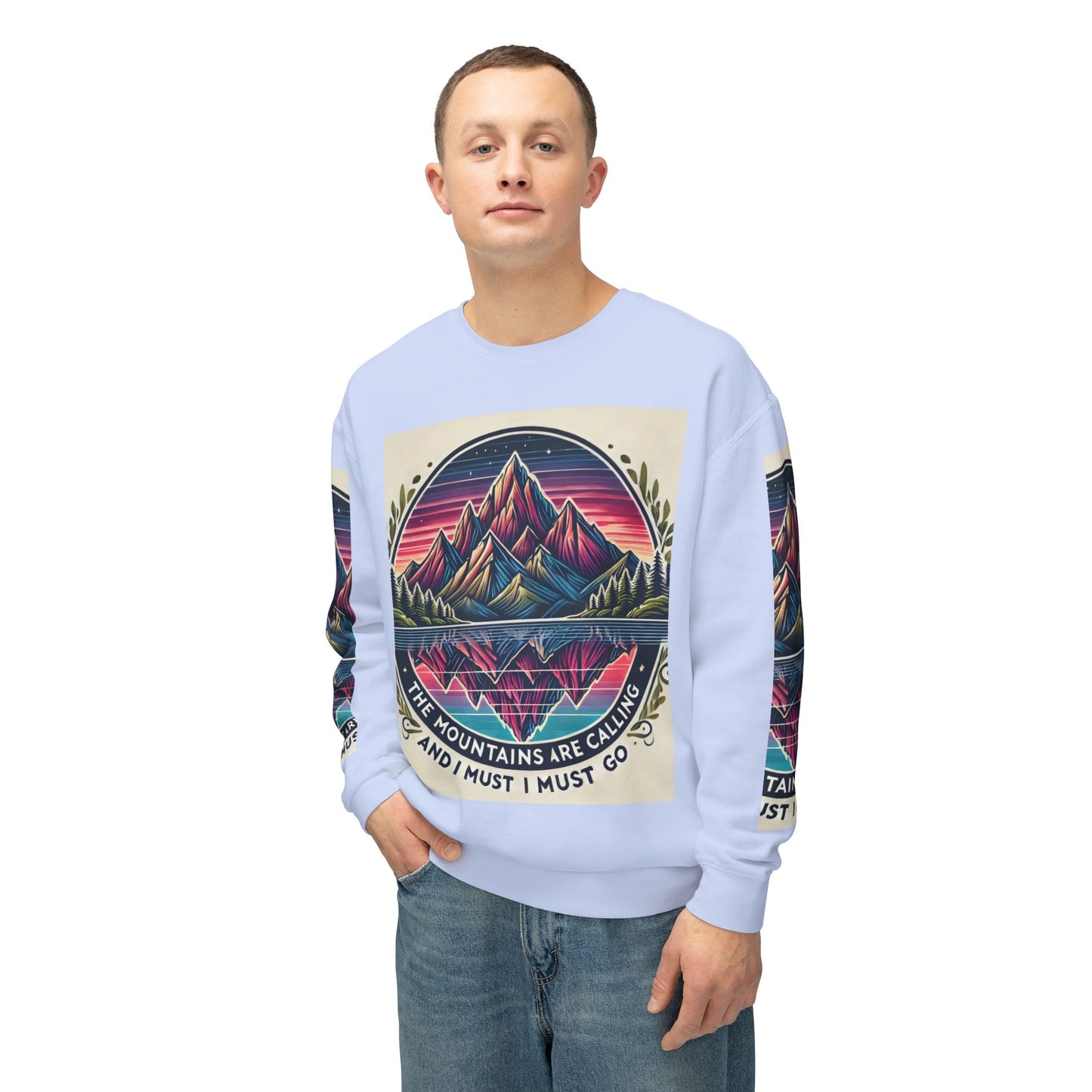 Unisex Lightweight Crewneck Sweatshirt