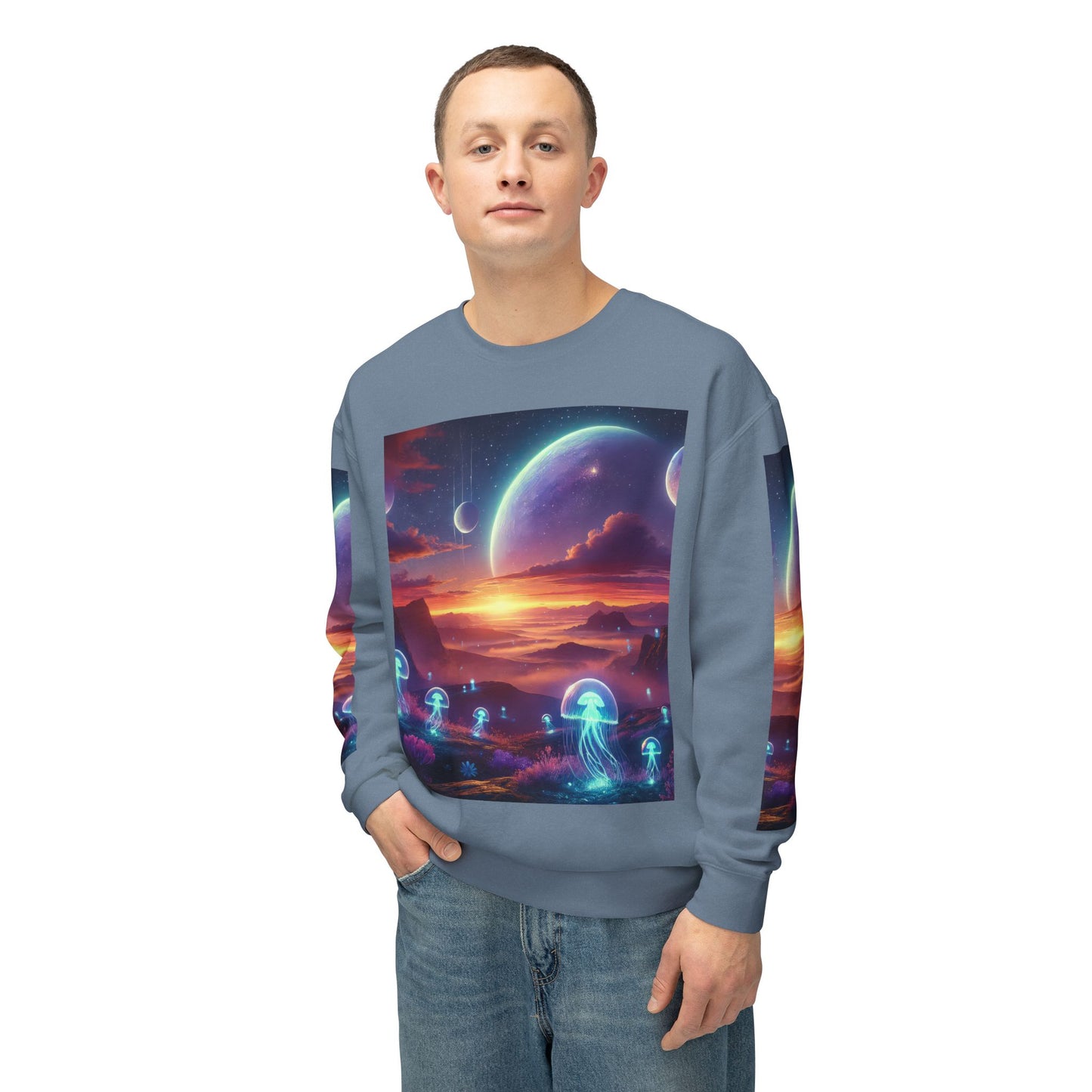 Unisex Lightweight Crewneck Sweatshirt