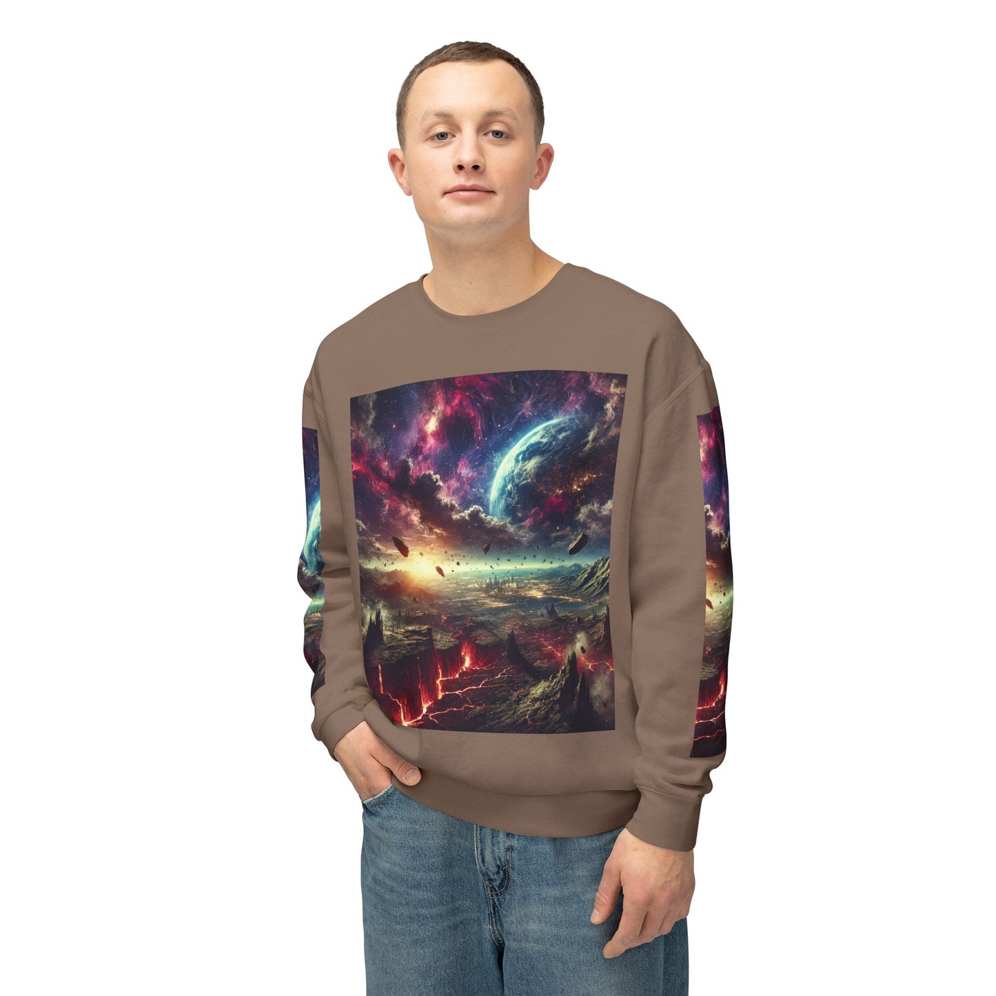 Unisex Lightweight Crewneck Sweatshirt