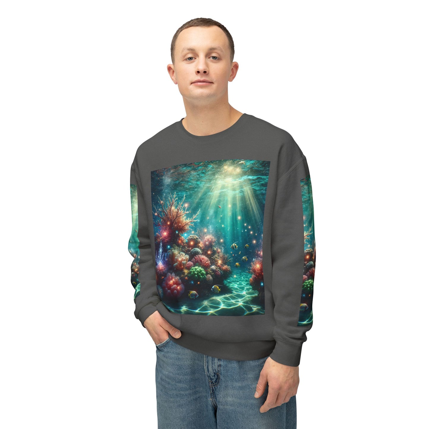 Unisex Lightweight Crewneck Sweatshirt