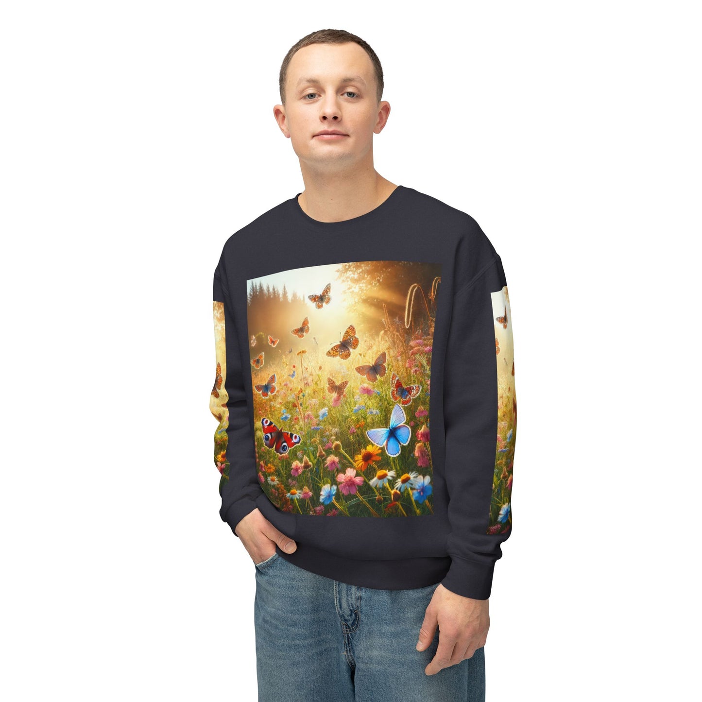 Unisex Lightweight Crewneck Sweatshirt