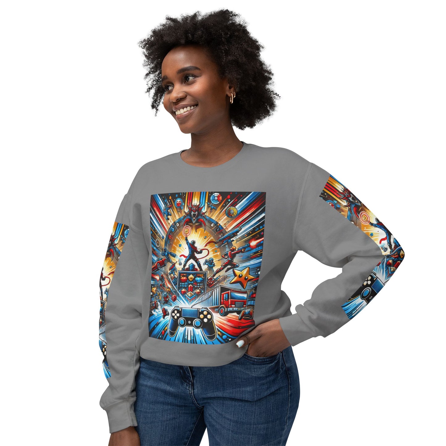 Unisex Lightweight Crewneck Sweatshirt