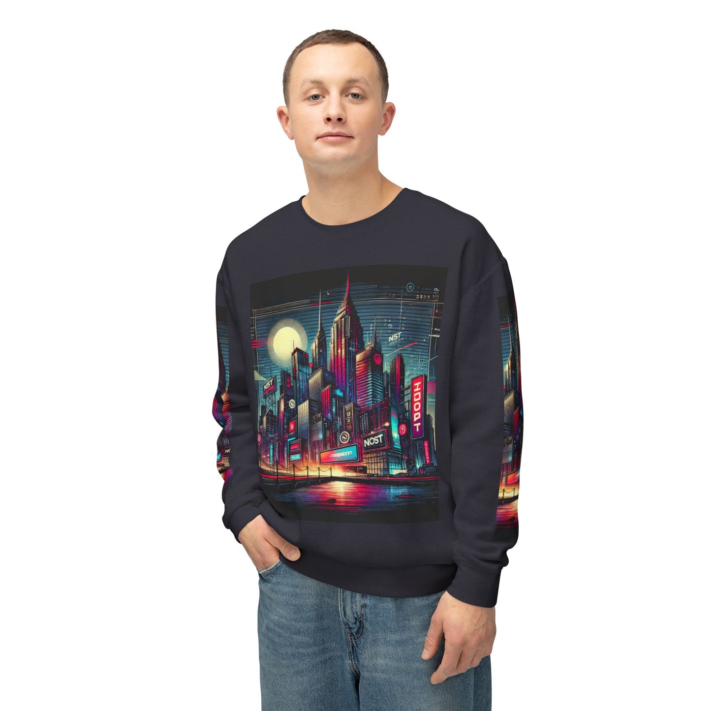 Unisex Lightweight Crewneck Sweatshirt