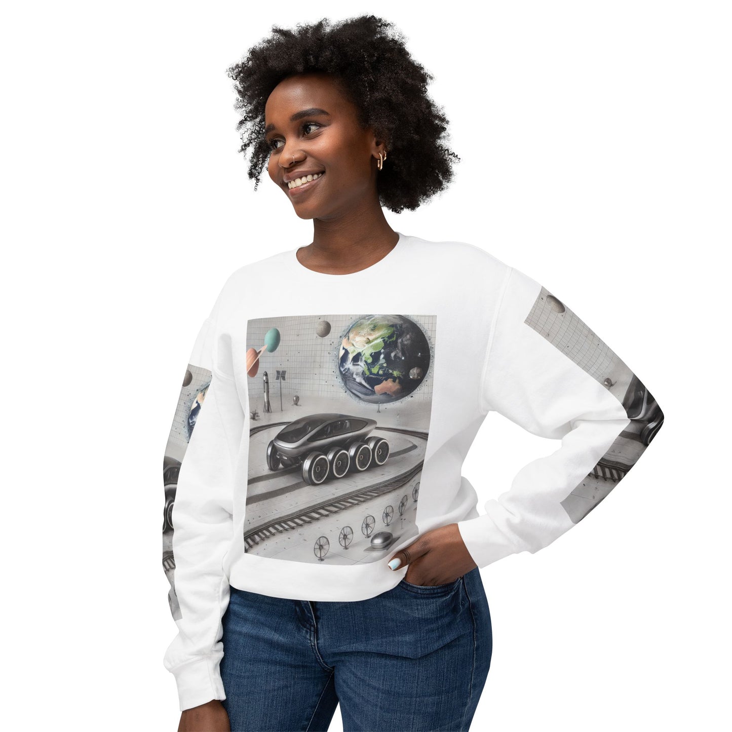 Unisex Lightweight Crewneck Sweatshirt