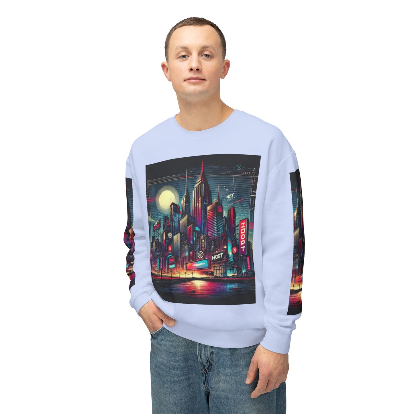 Unisex Lightweight Crewneck Sweatshirt