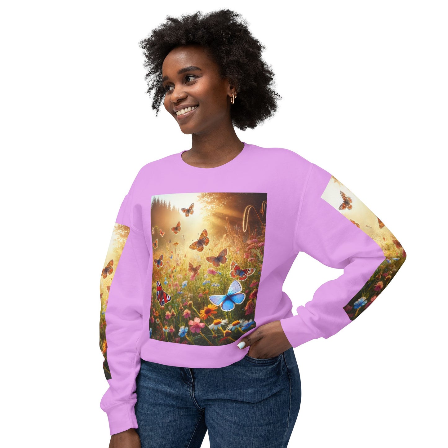 Unisex Lightweight Crewneck Sweatshirt