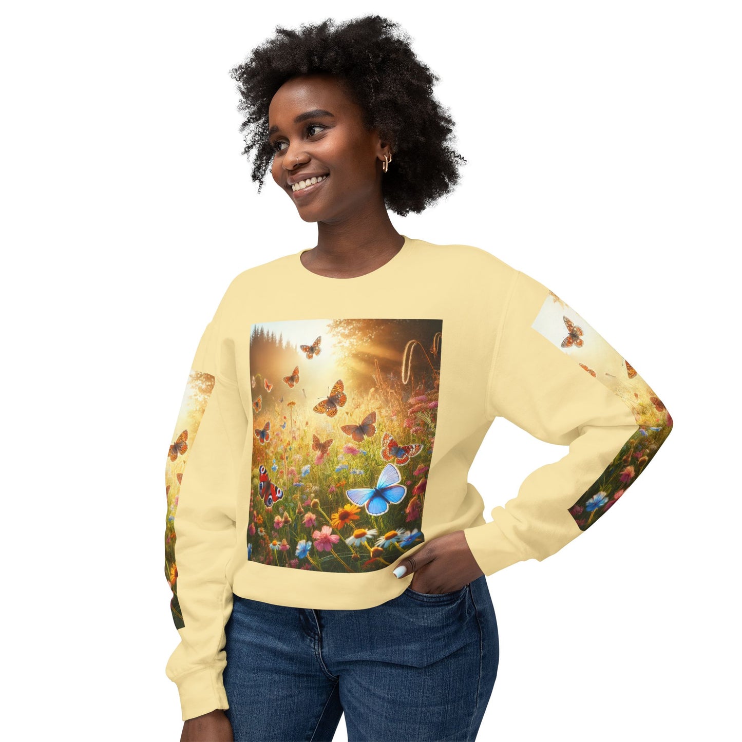 Unisex Lightweight Crewneck Sweatshirt