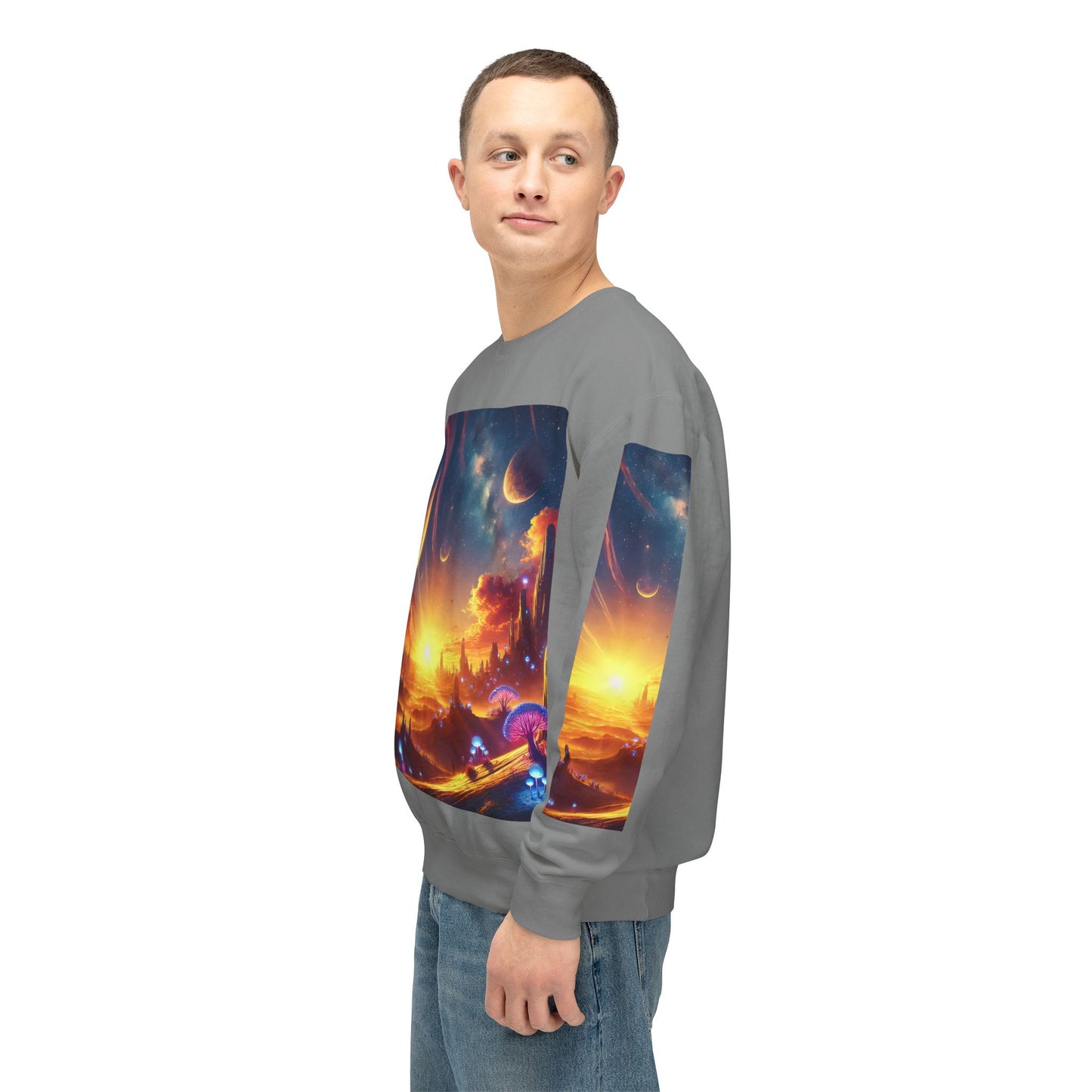 Unisex Lightweight Crewneck Sweatshirt